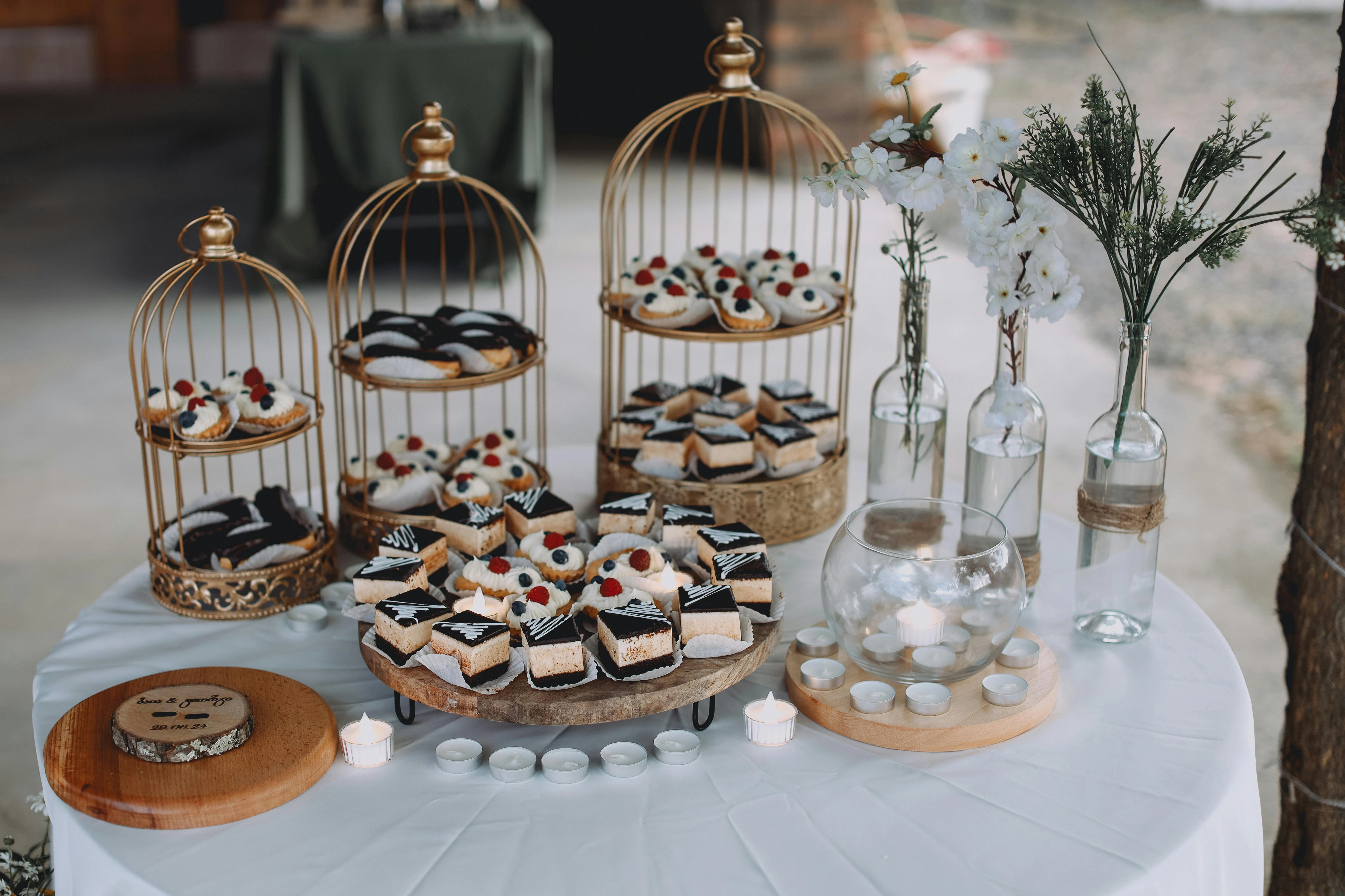 Elegant Dessert Table Display
