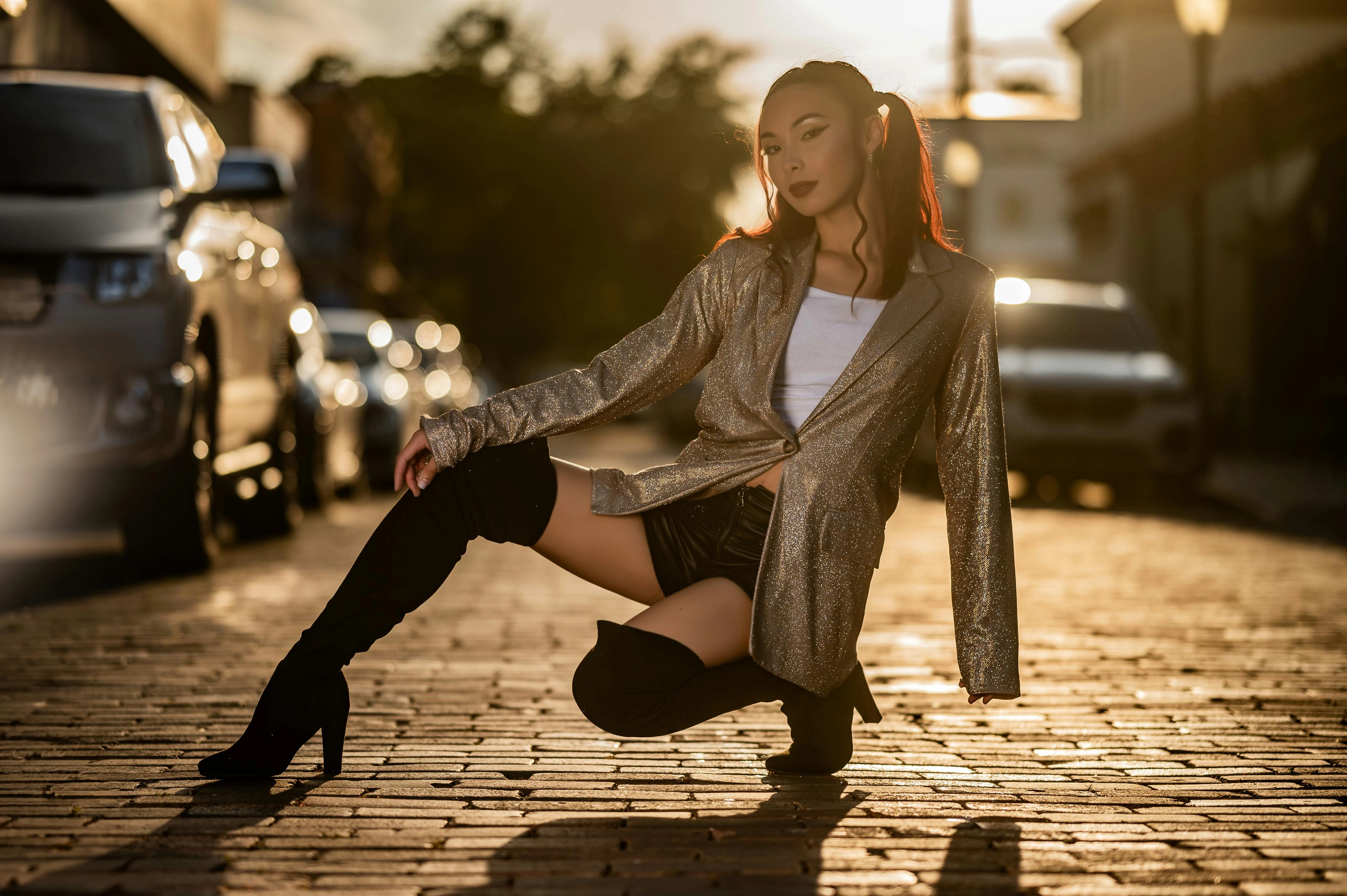 Glamorous Night Street Fashion