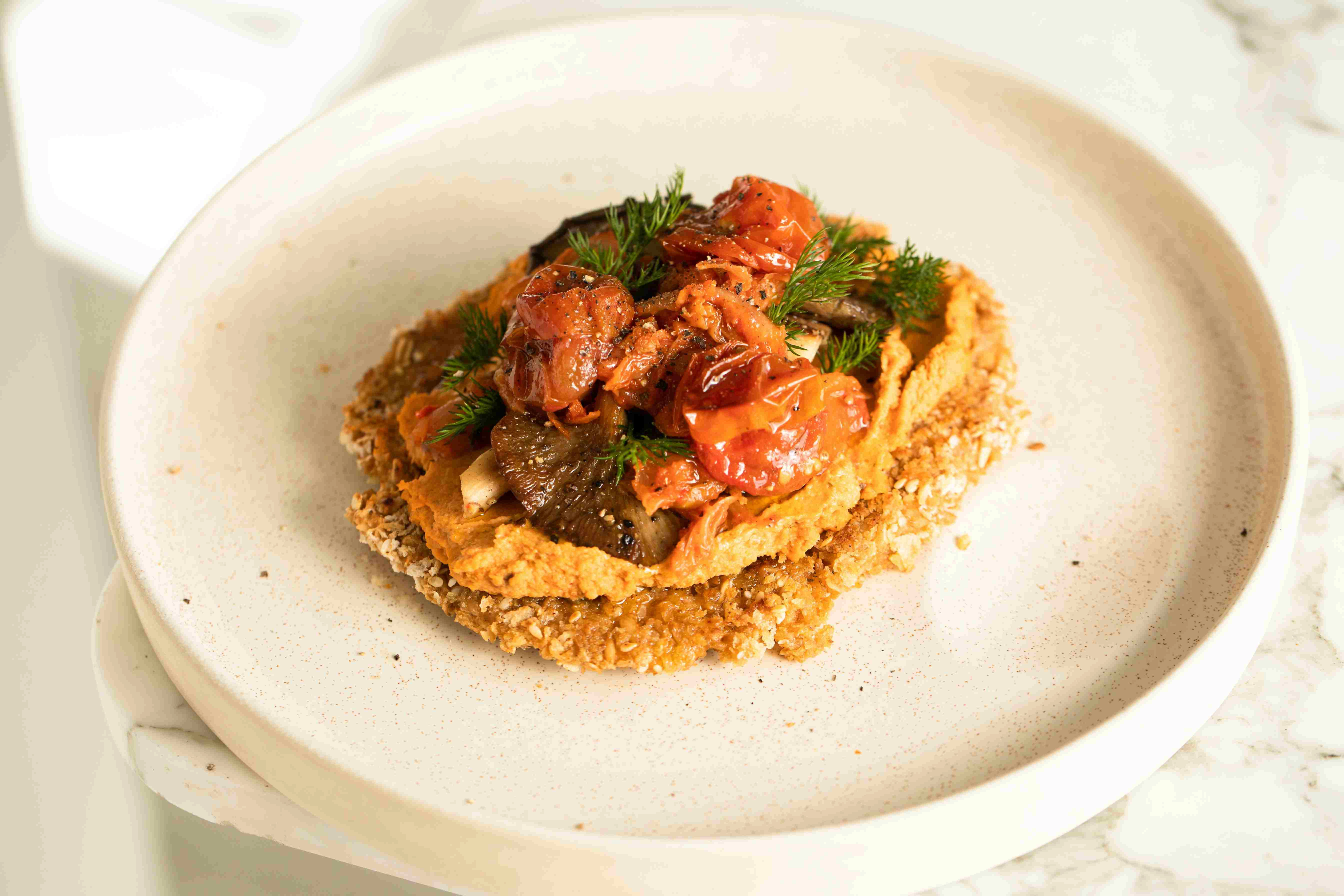 Gourmet Seafood Tartare Dish