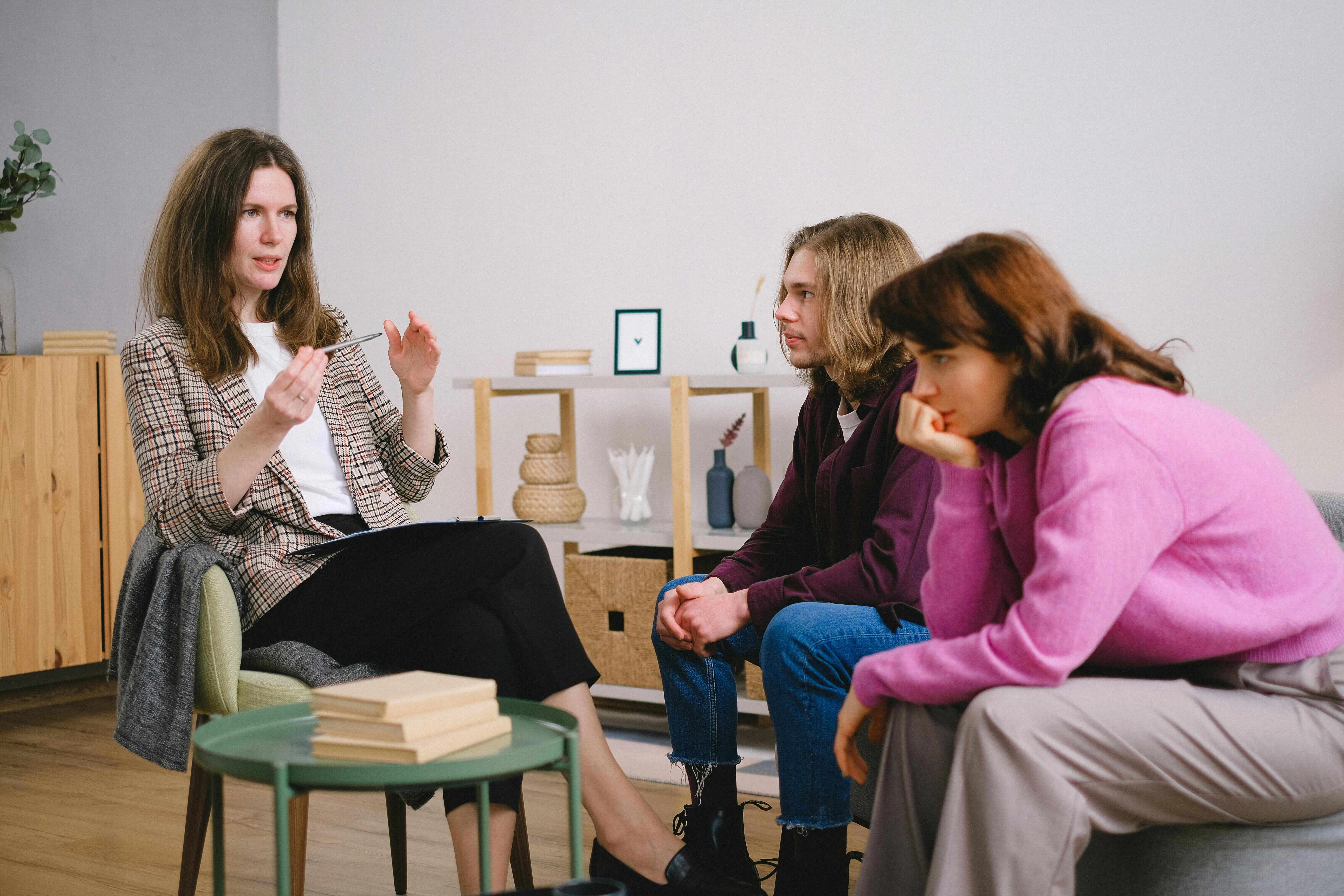 Group Counseling Session Scene