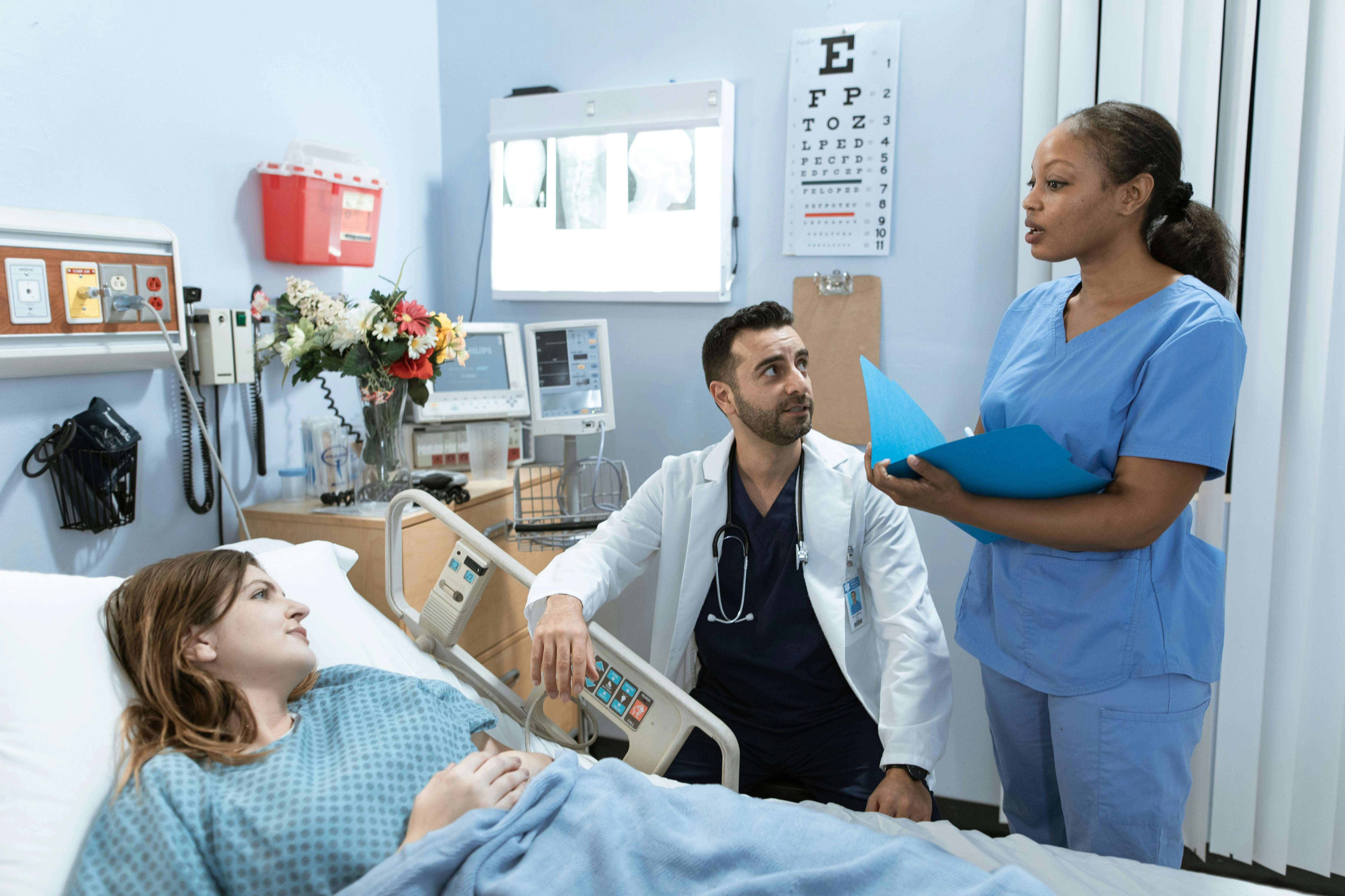 Hospital Room Patient Care