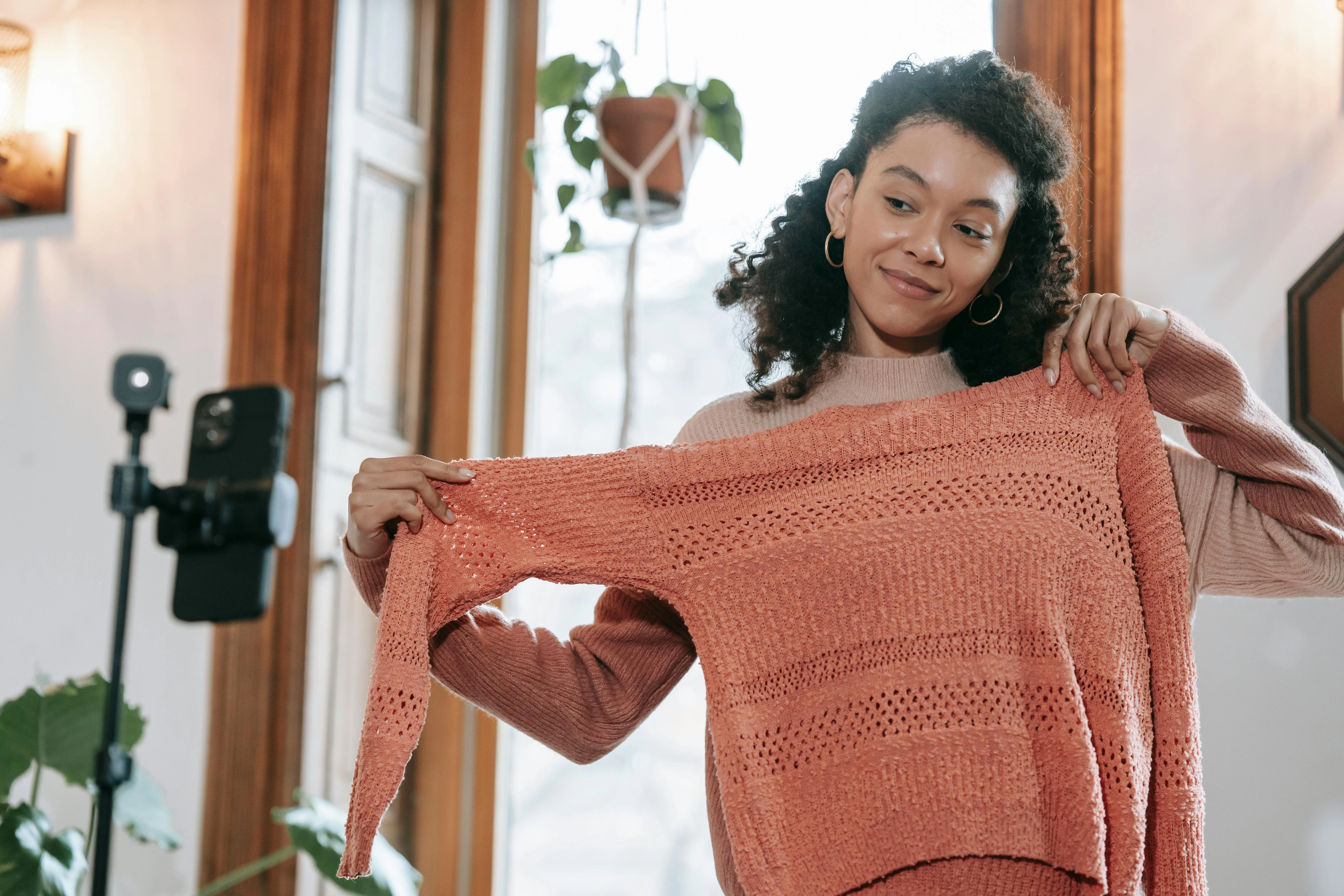 Knit Sweater Fashion Showcase