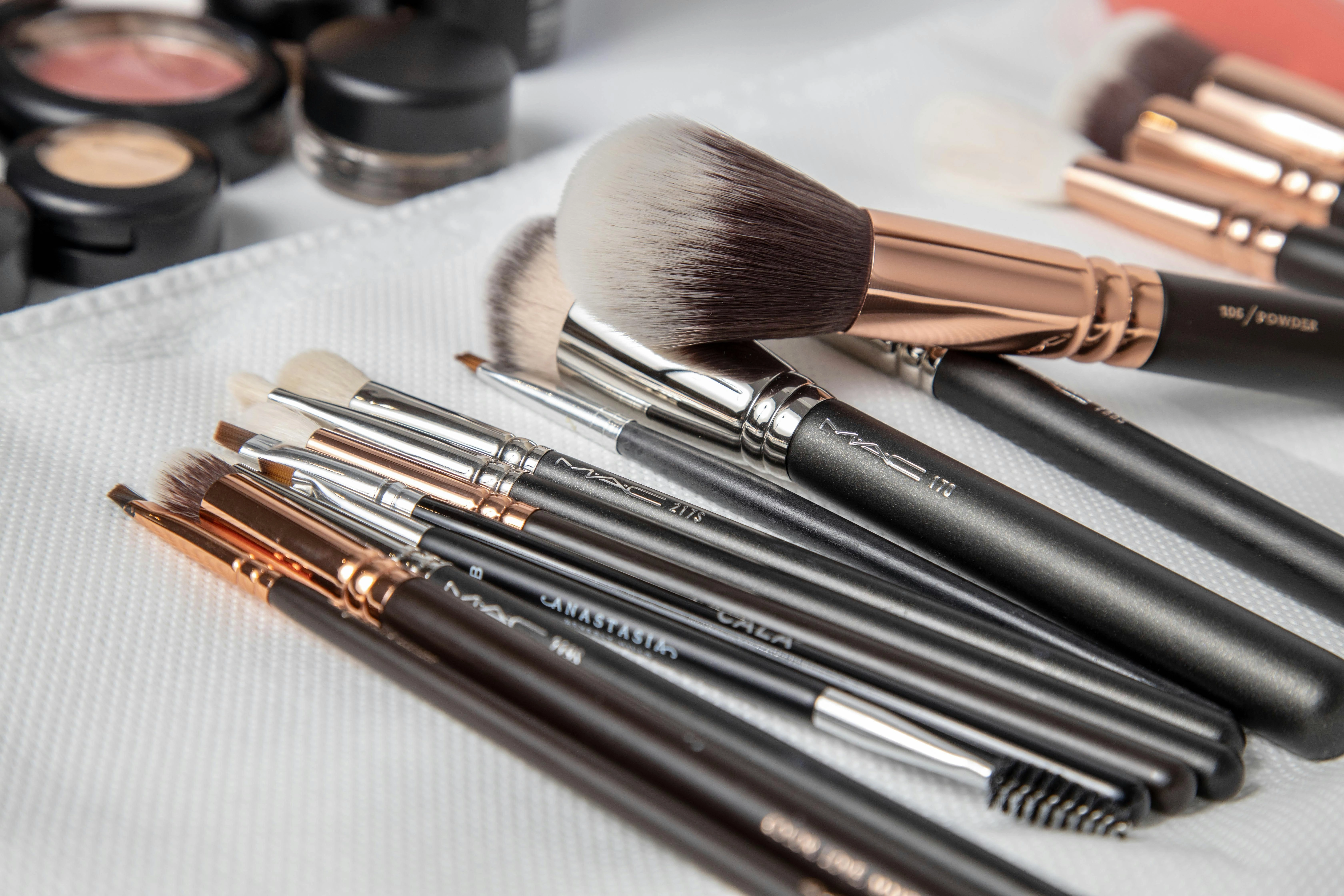 Makeup Brushes and Palettes
