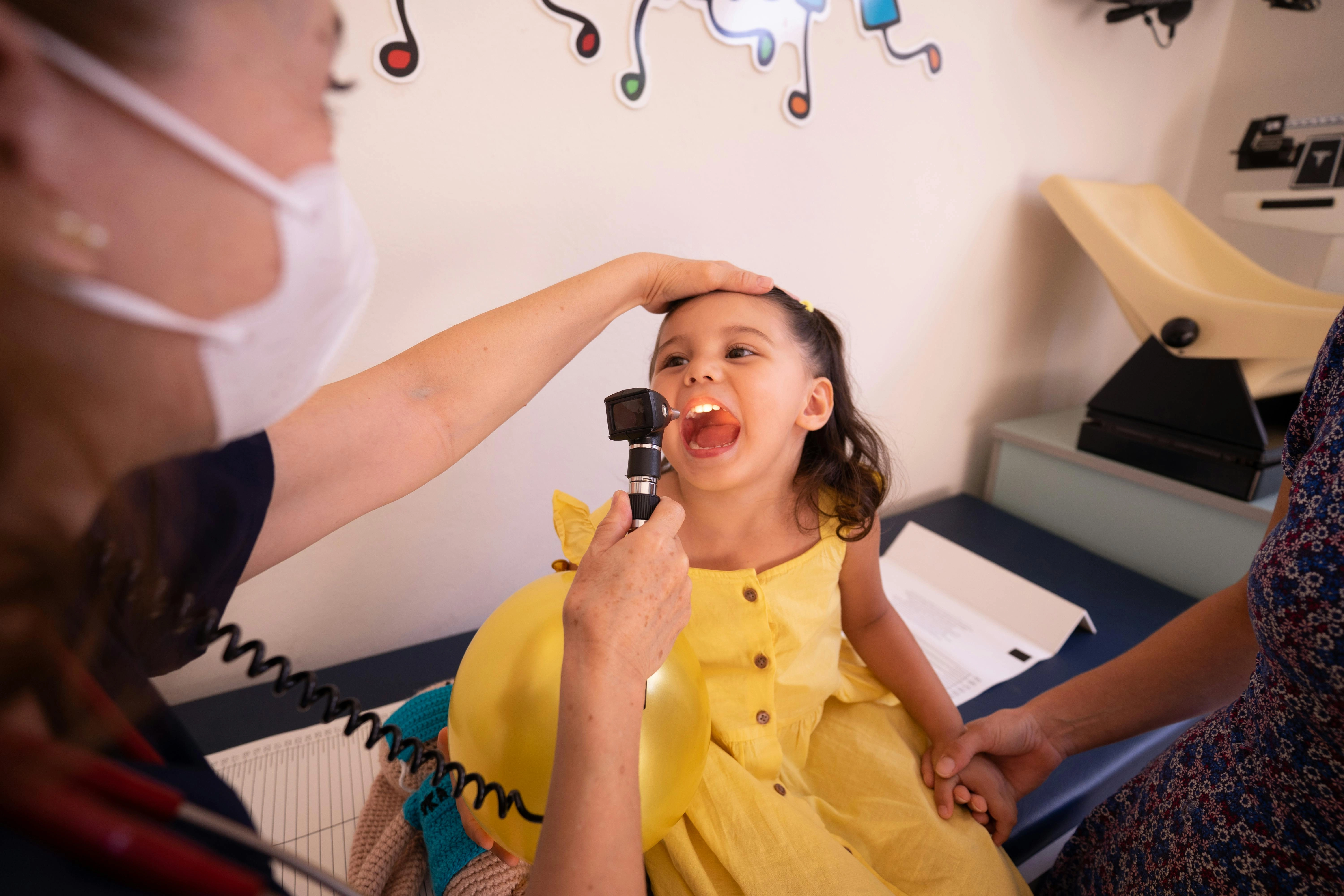 Pediatric Throat Examination
