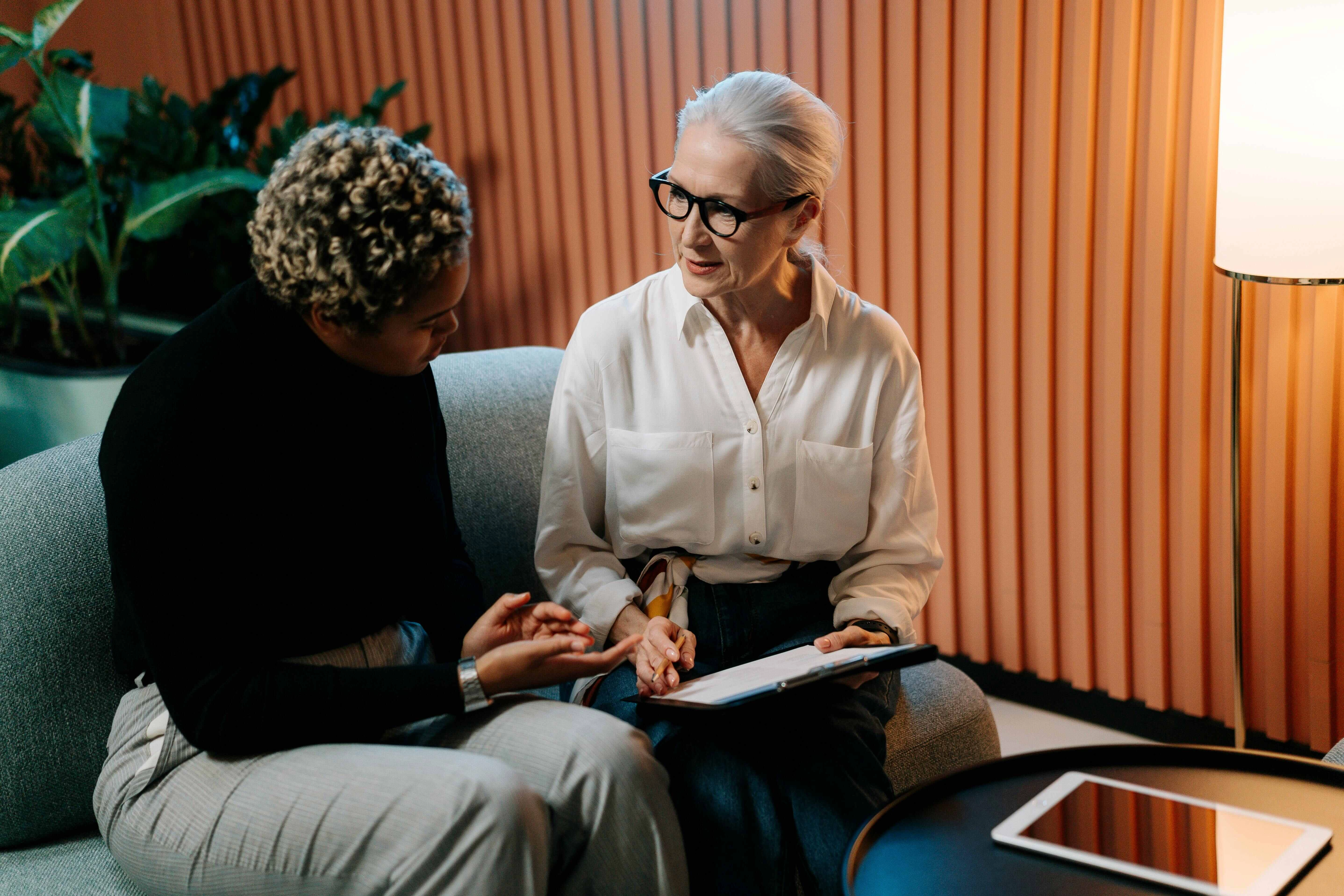 Professional mentoring session