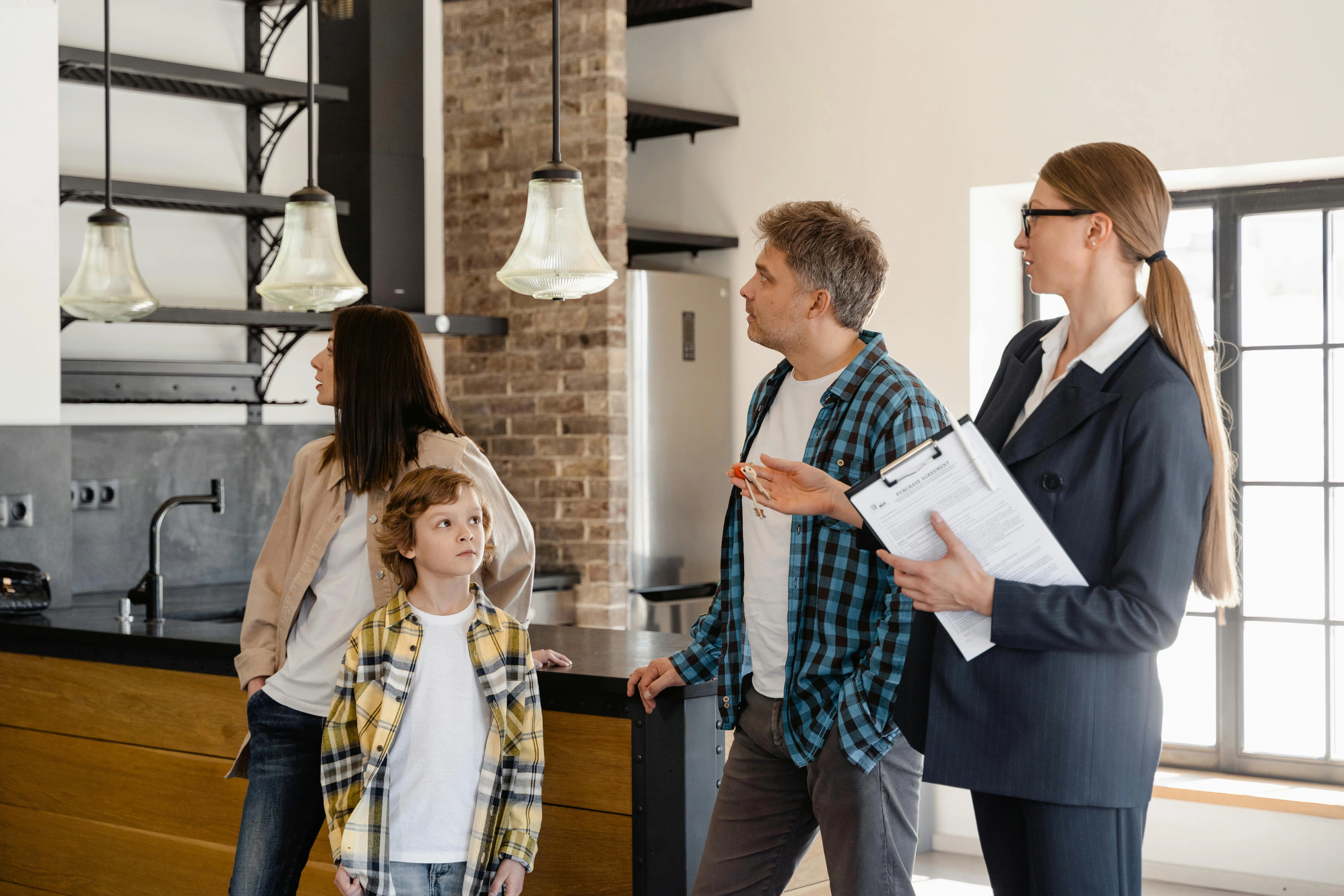 Real Estate Agent Showing Home Real Estate Agent Showing Home