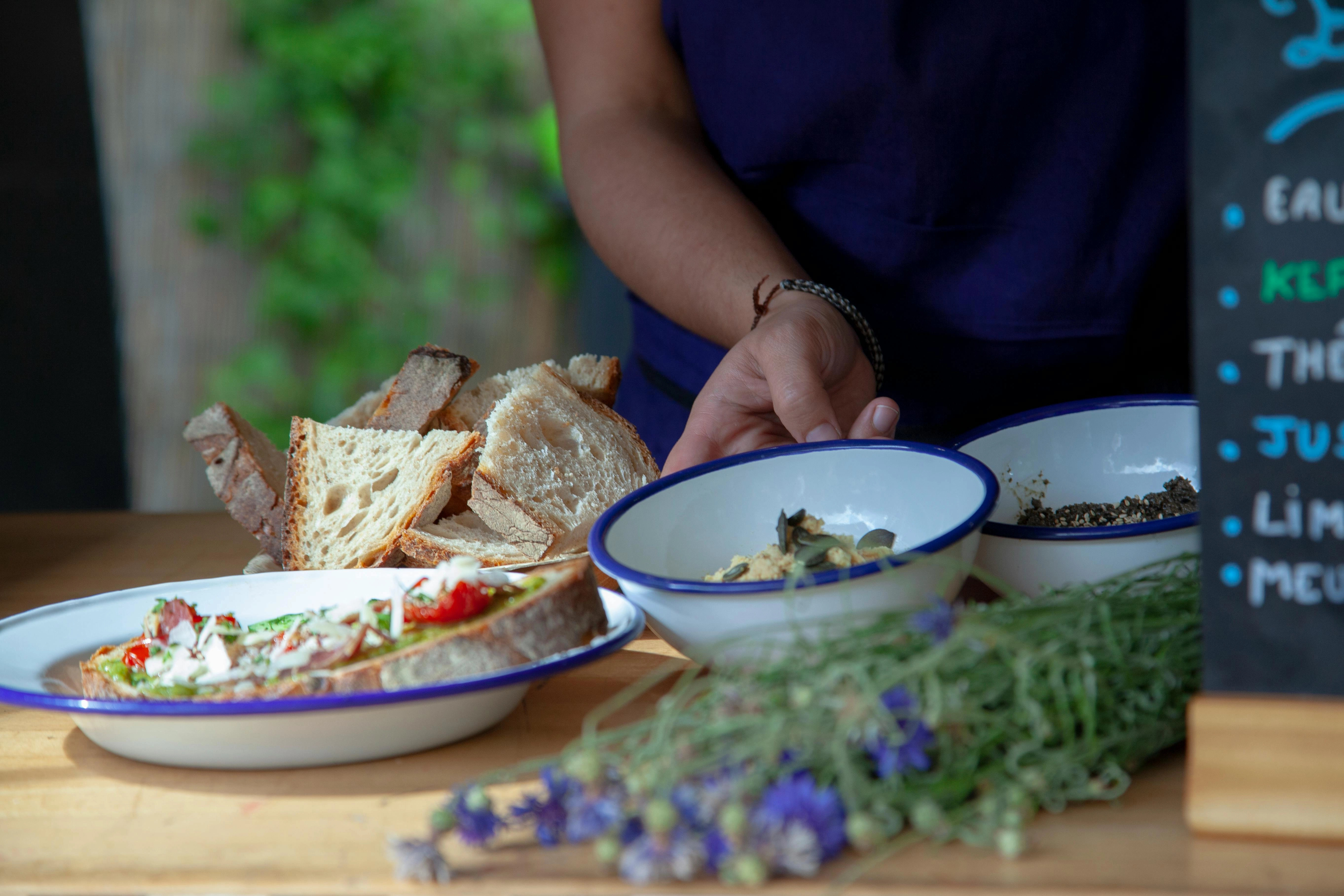 Rustic Bread and Herbs