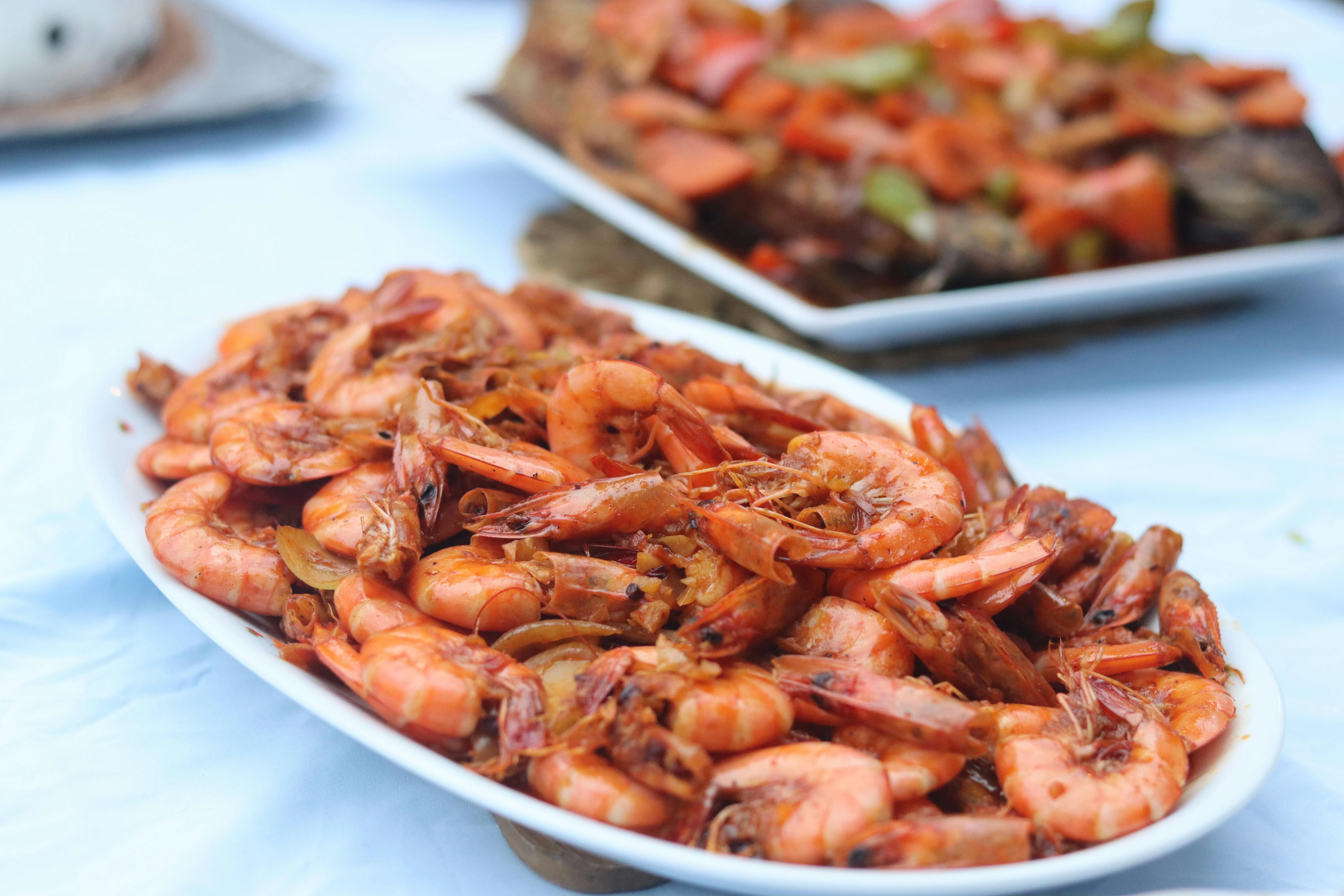 Spicy Shrimp Seafood Platter