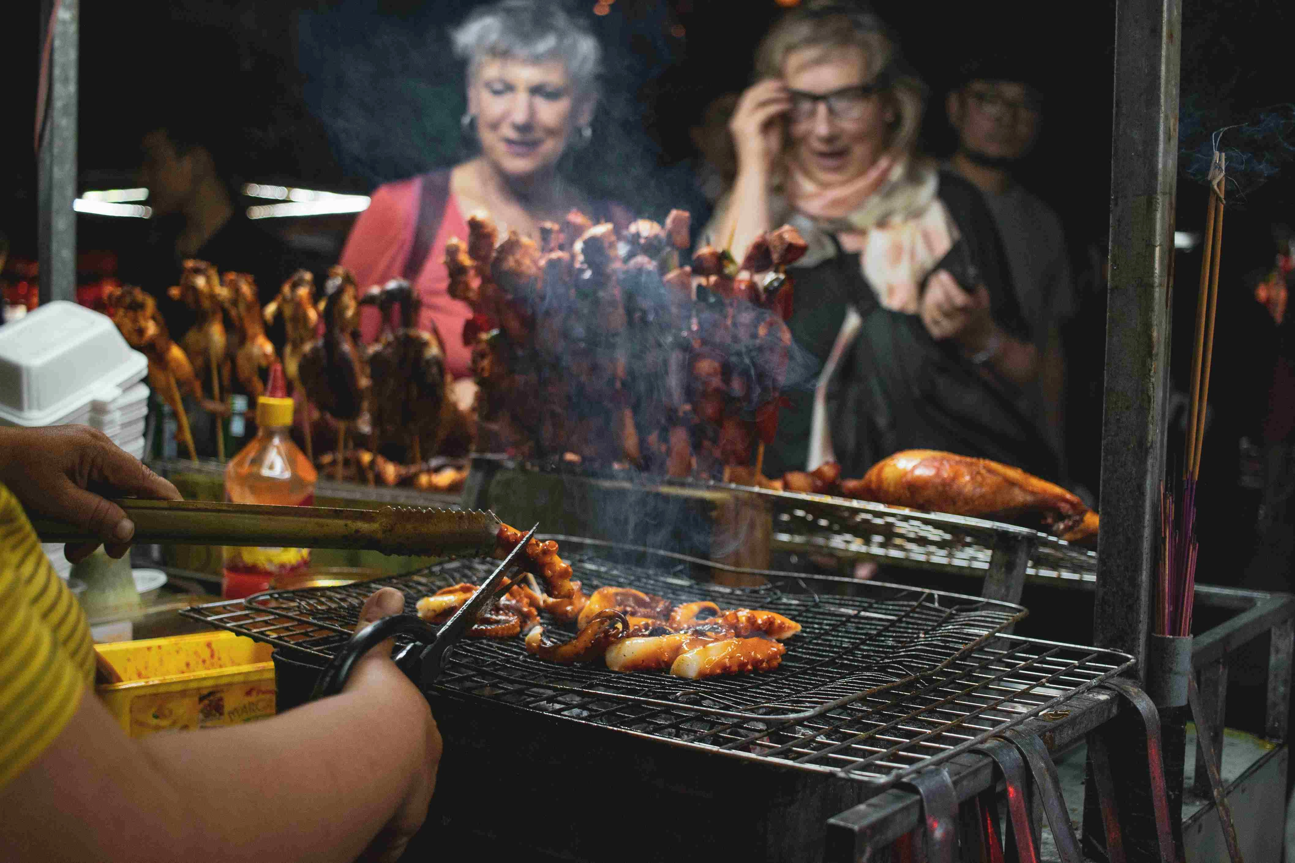 Street Food Sizzling Scene