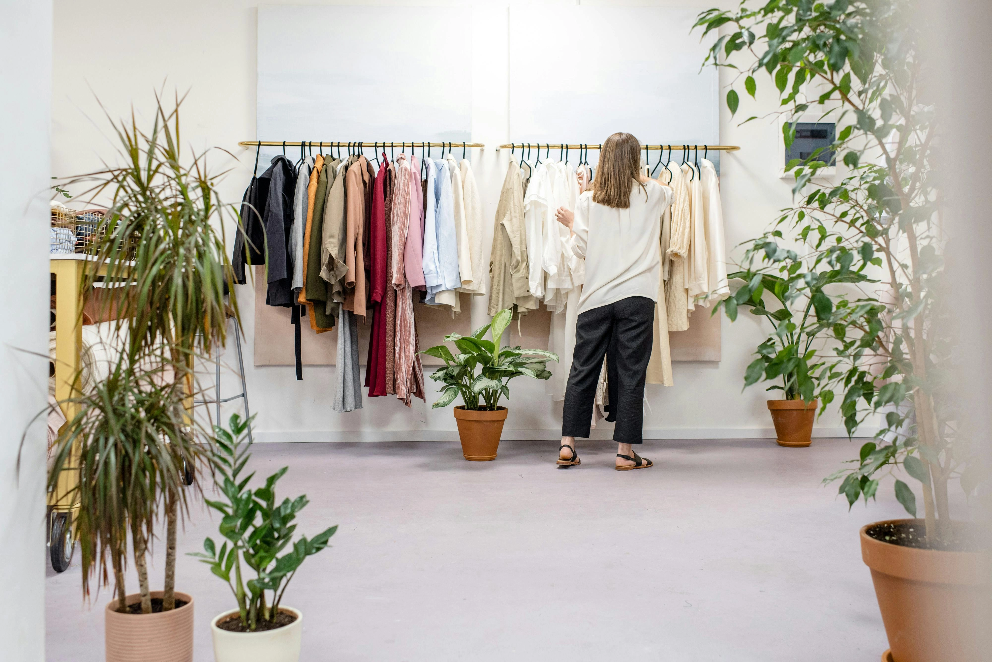Sustainable Fashion Boutique Interior Sustainable Fashion Boutique Interior