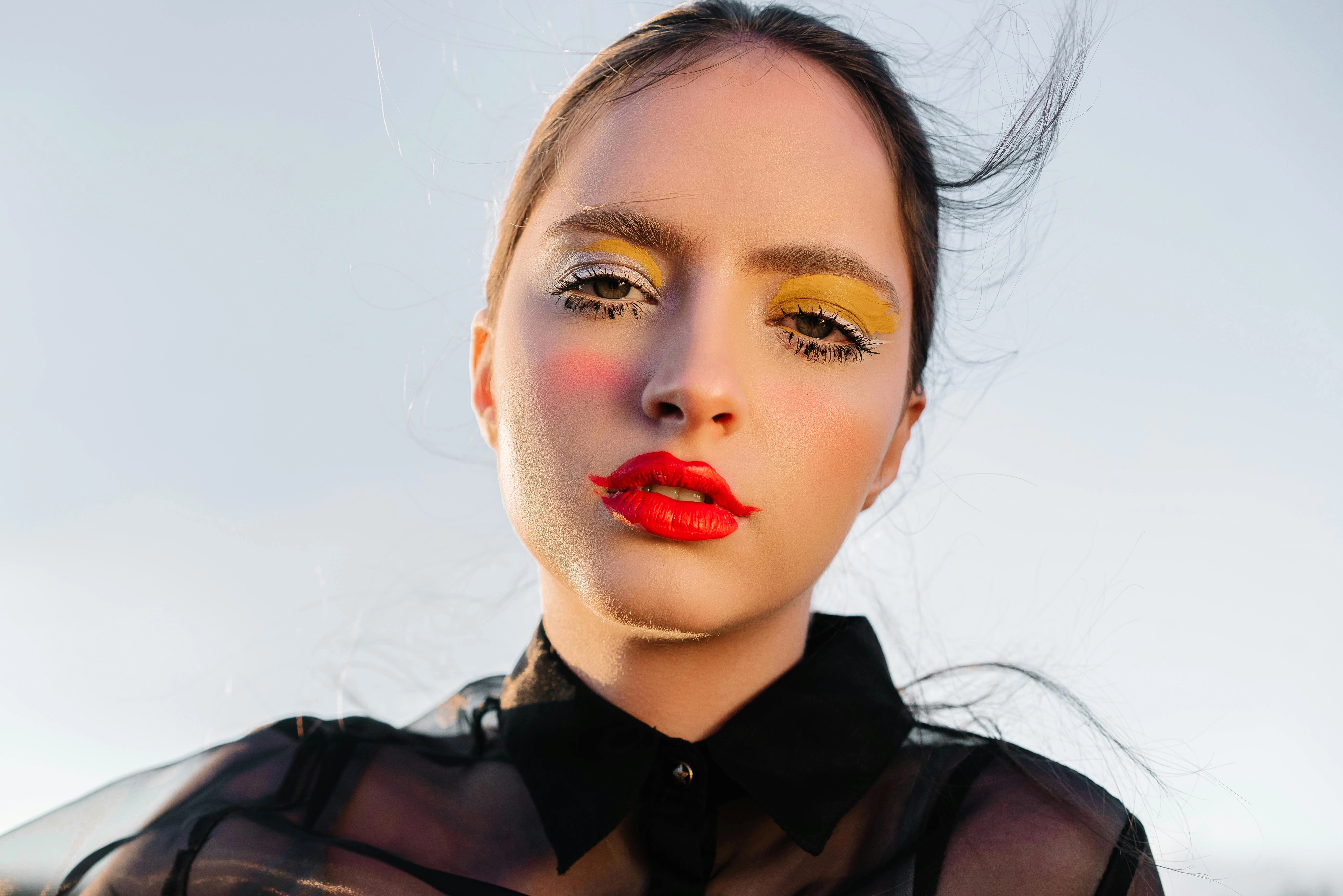 Vivid Makeup Fashion Portrait Vivid Makeup Fashion Portrait
