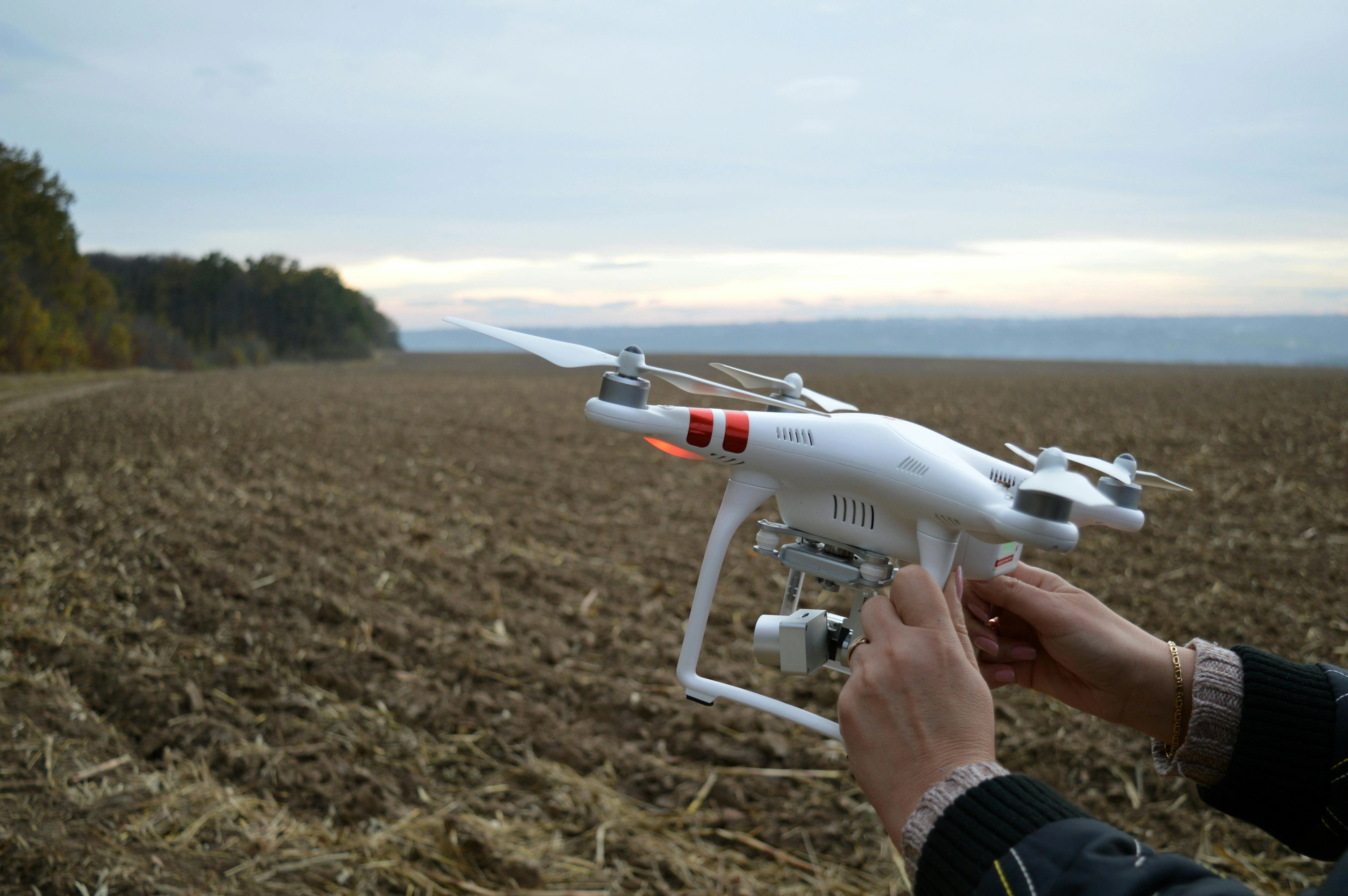 Drone Photography in Field