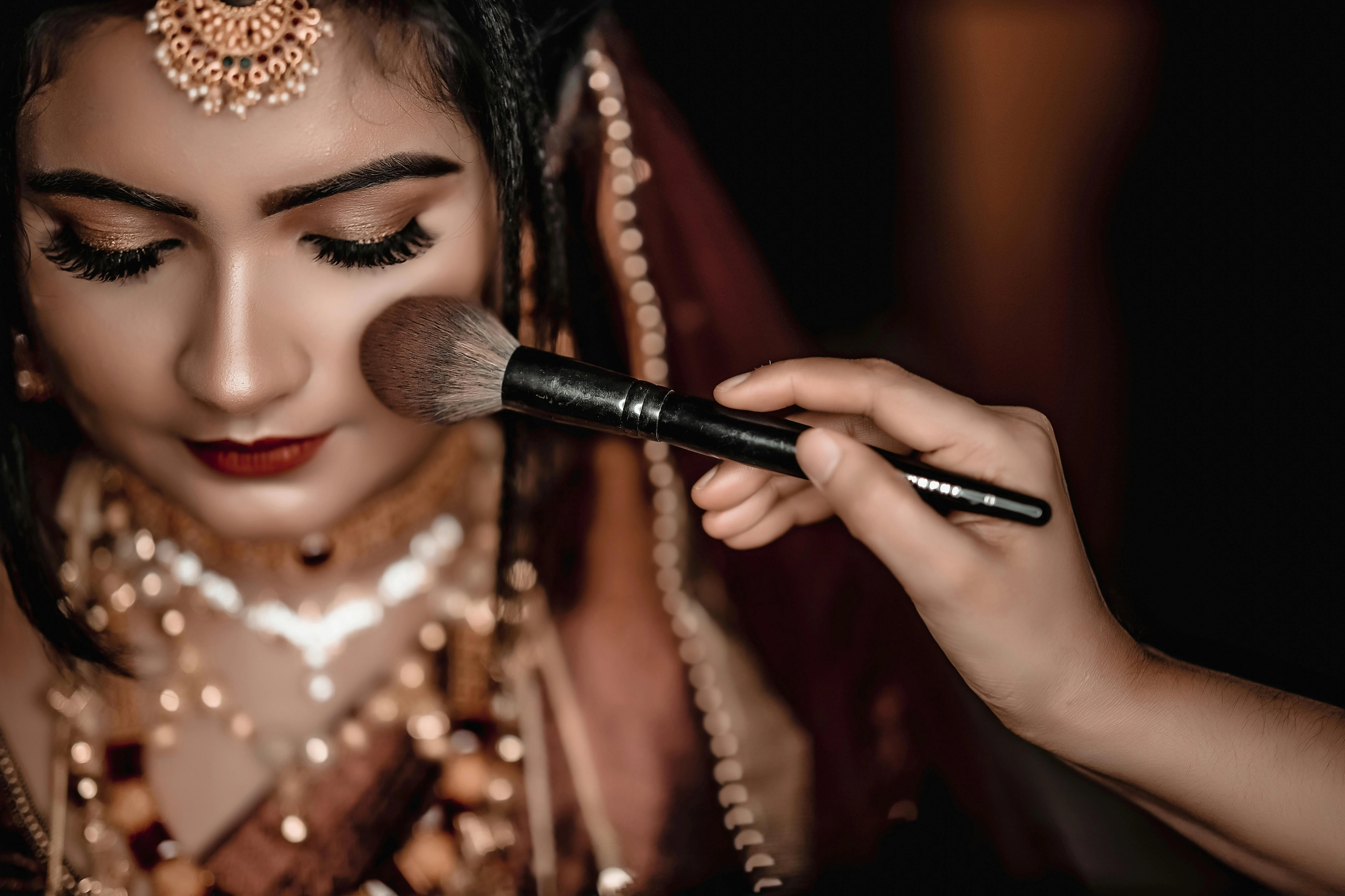Indian Bridal Makeup Application