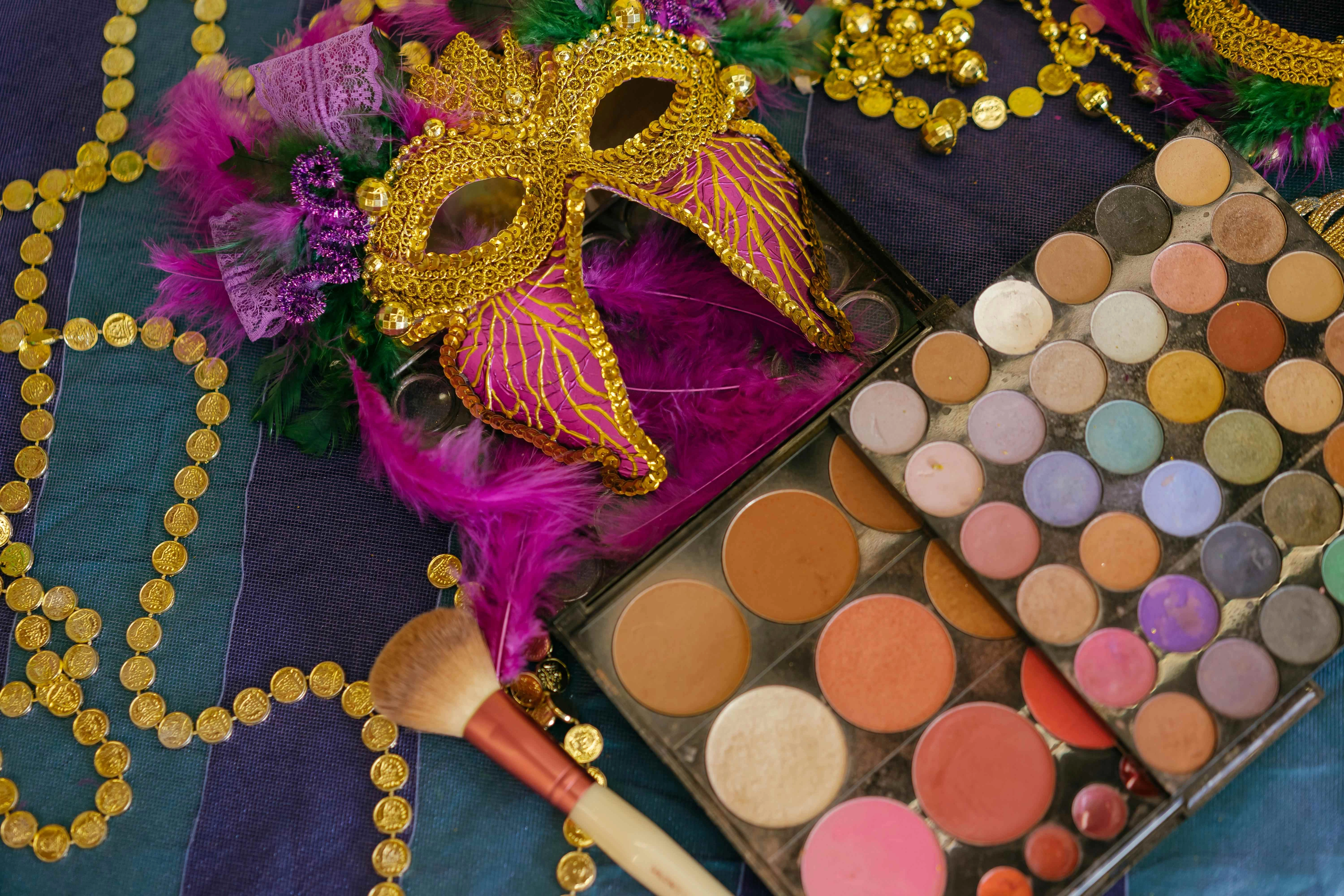 Mardi Gras Masquerade Makeup