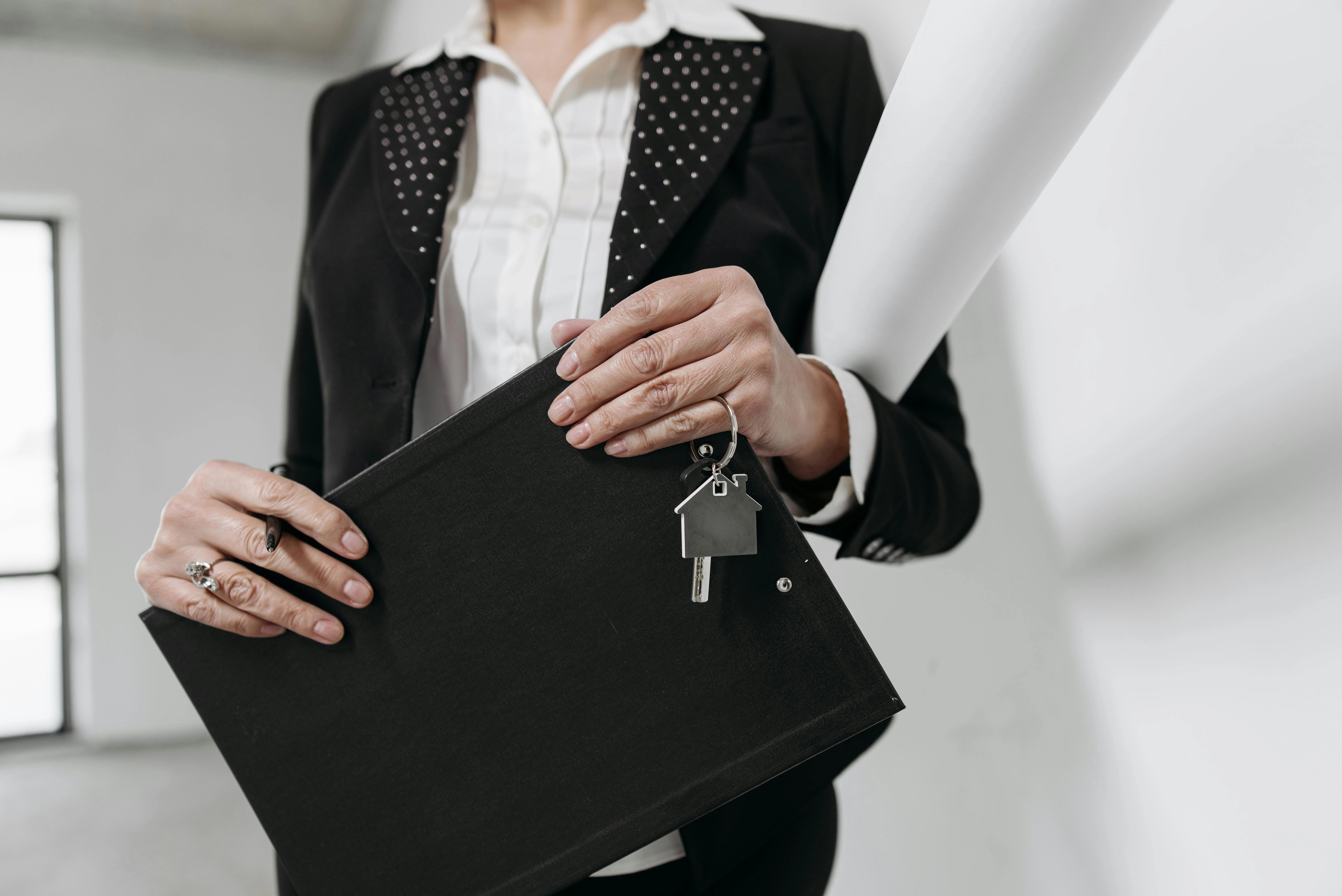 Real Estate Agent's Professional Attire