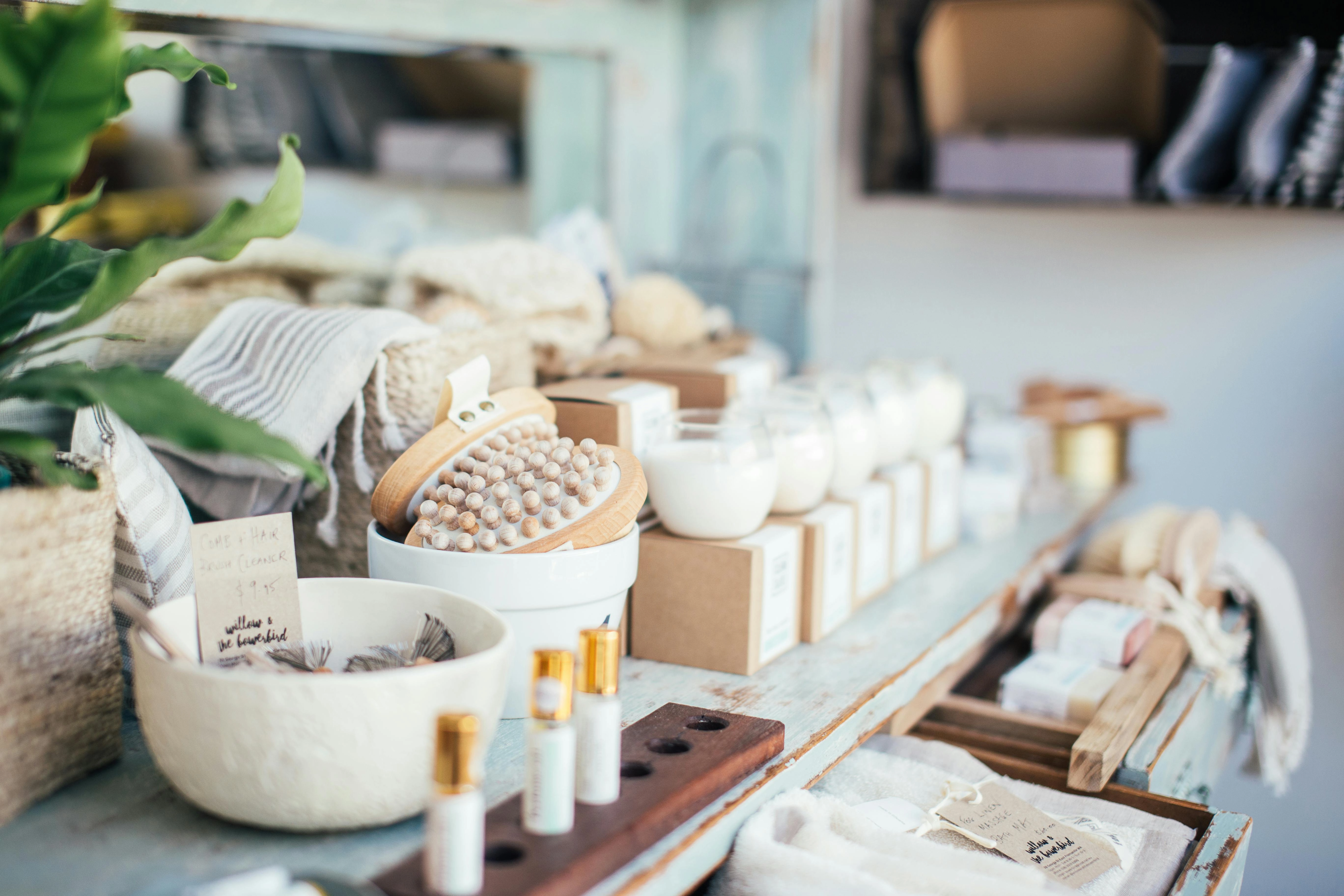 Spa-like Wellness Product Display Spa-like Wellness Product Display