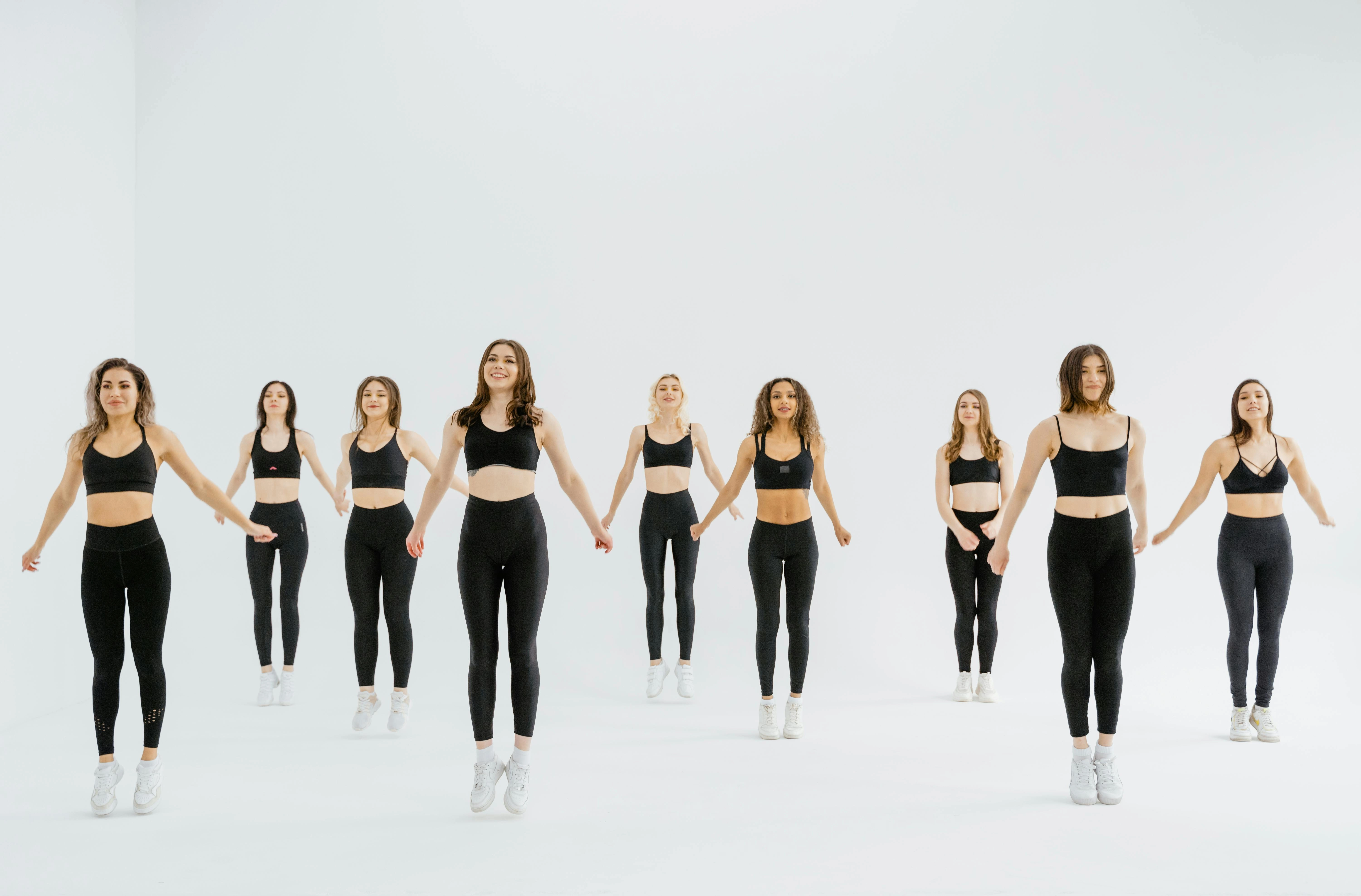 Women's Fitness Group Portrait Women's Fitness Group Portrait