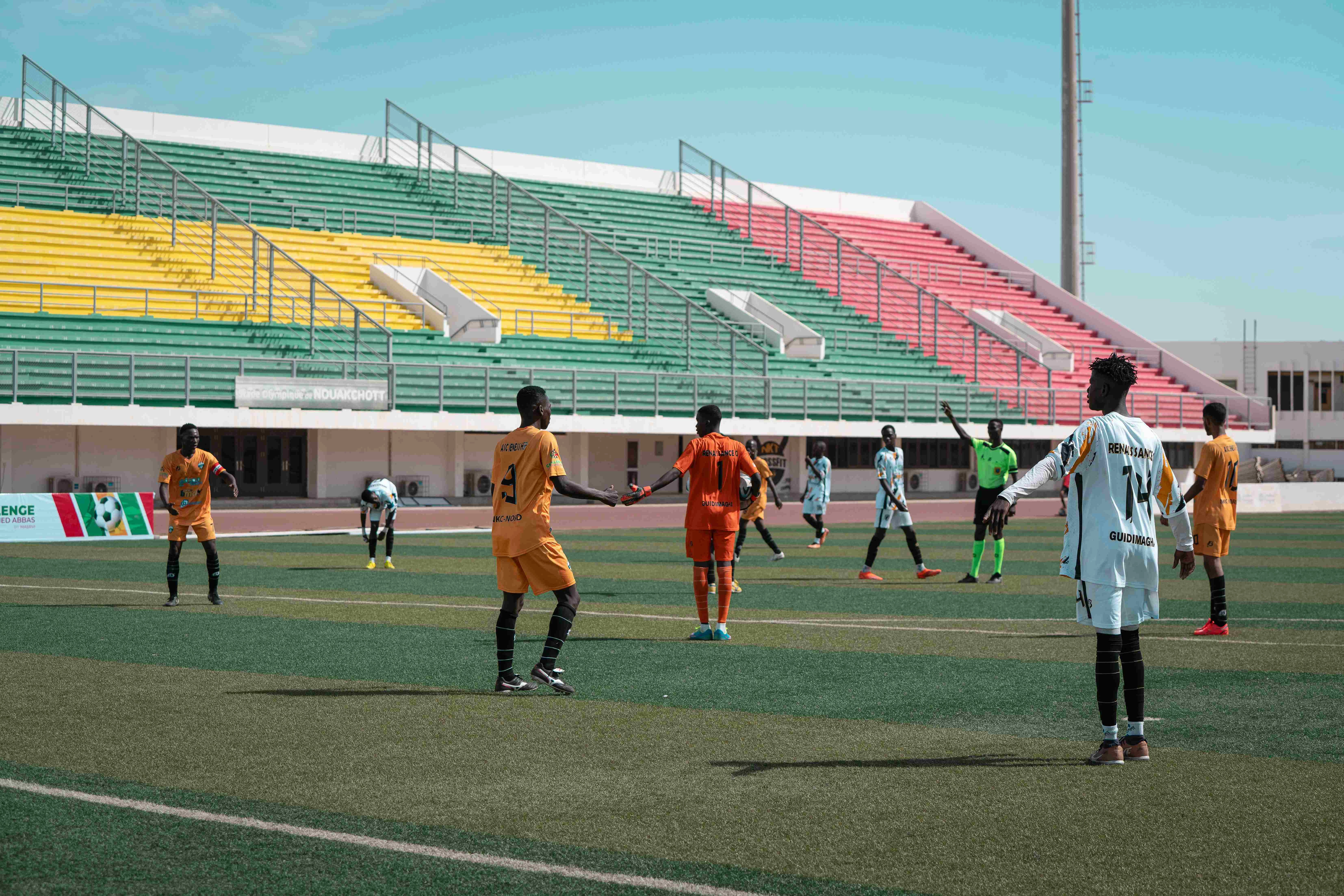 African soccer match stadium African soccer match stadium