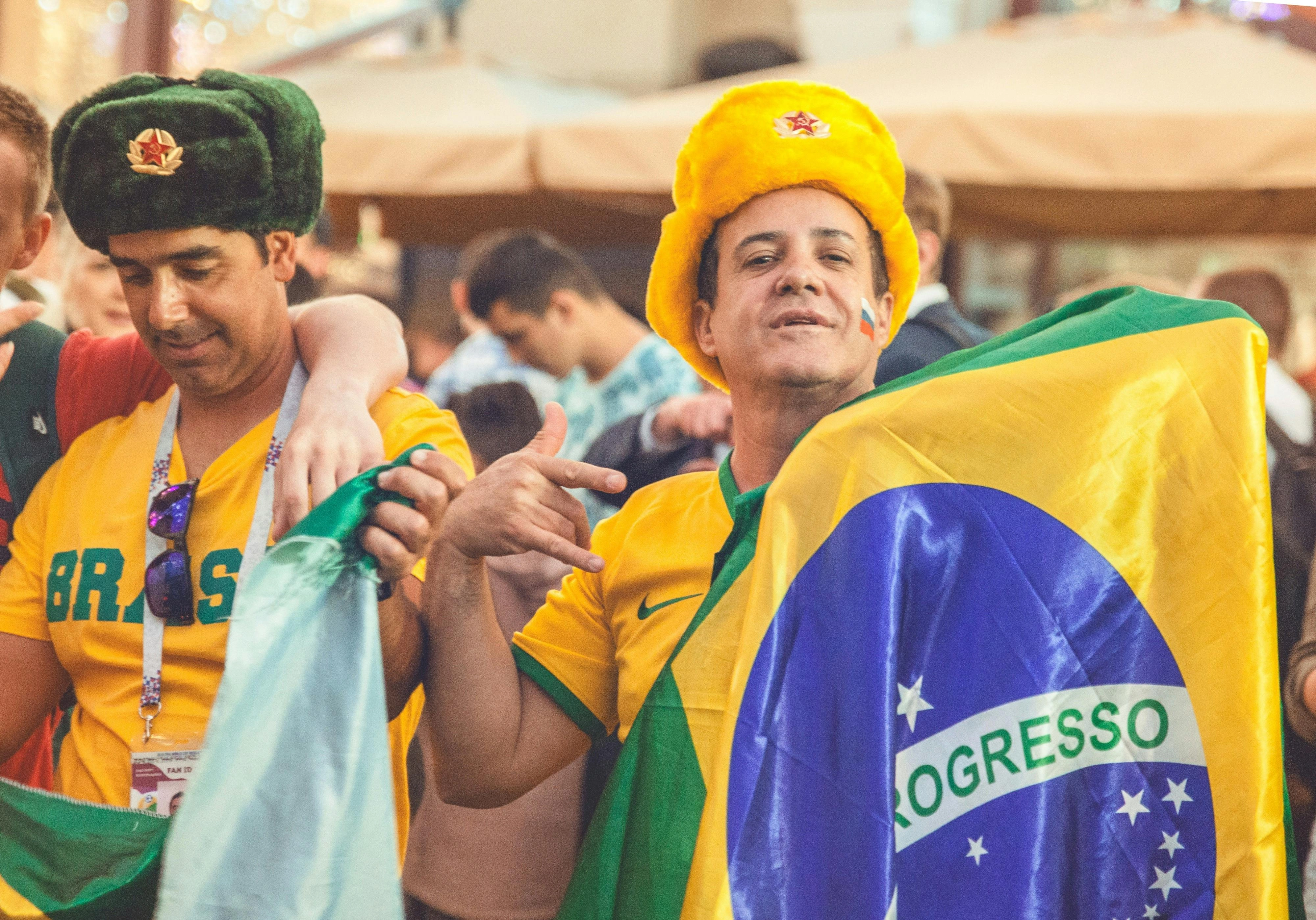 Brazilian Fans Celebrate World Cup Brazilian Fans Celebrate World Cup