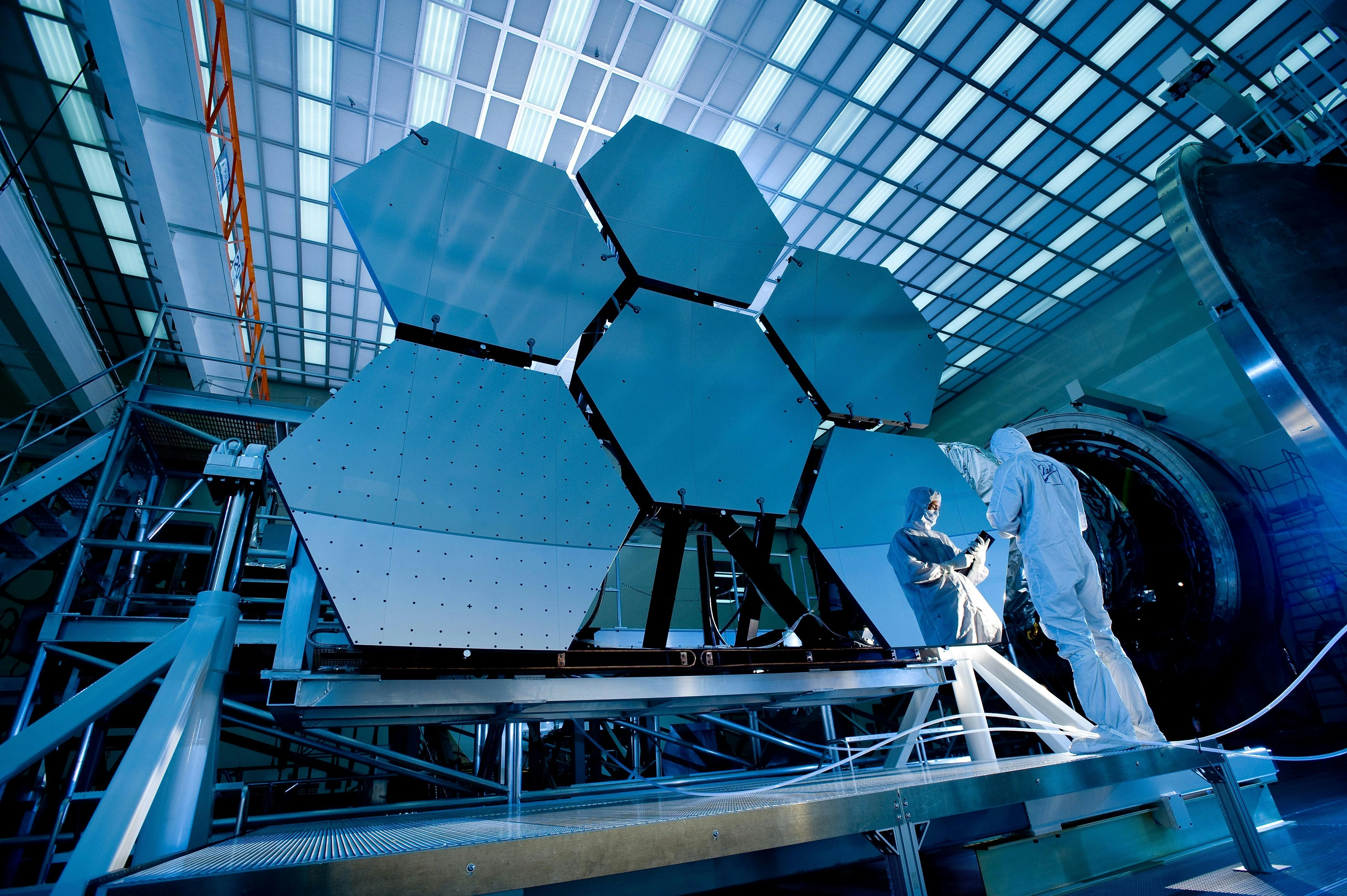 Futuristic Space Telescope Assembly