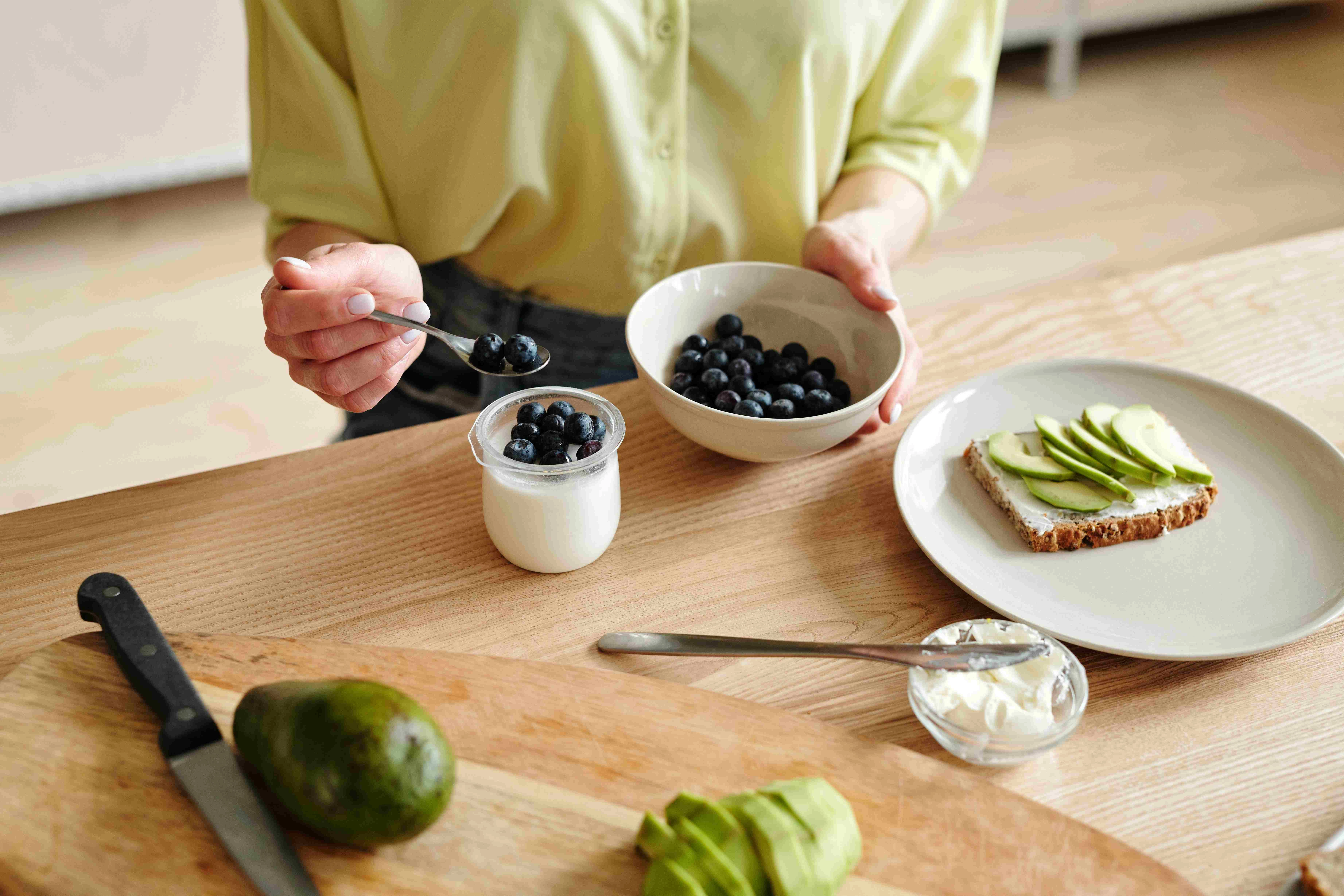 Healthy Breakfast Preparation Scene Healthy Breakfast Preparation Scene