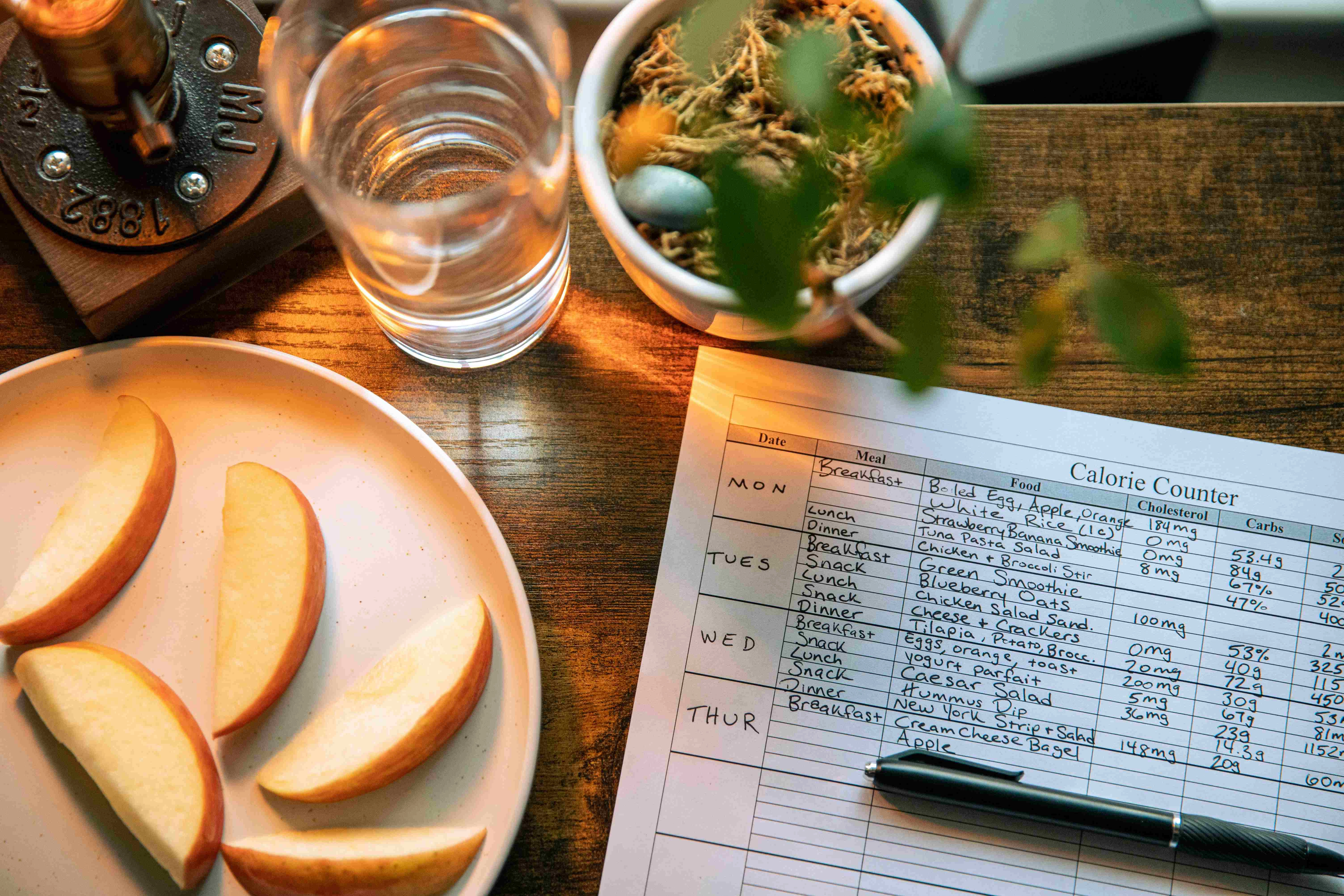Healthy Eating Calorie Tracking