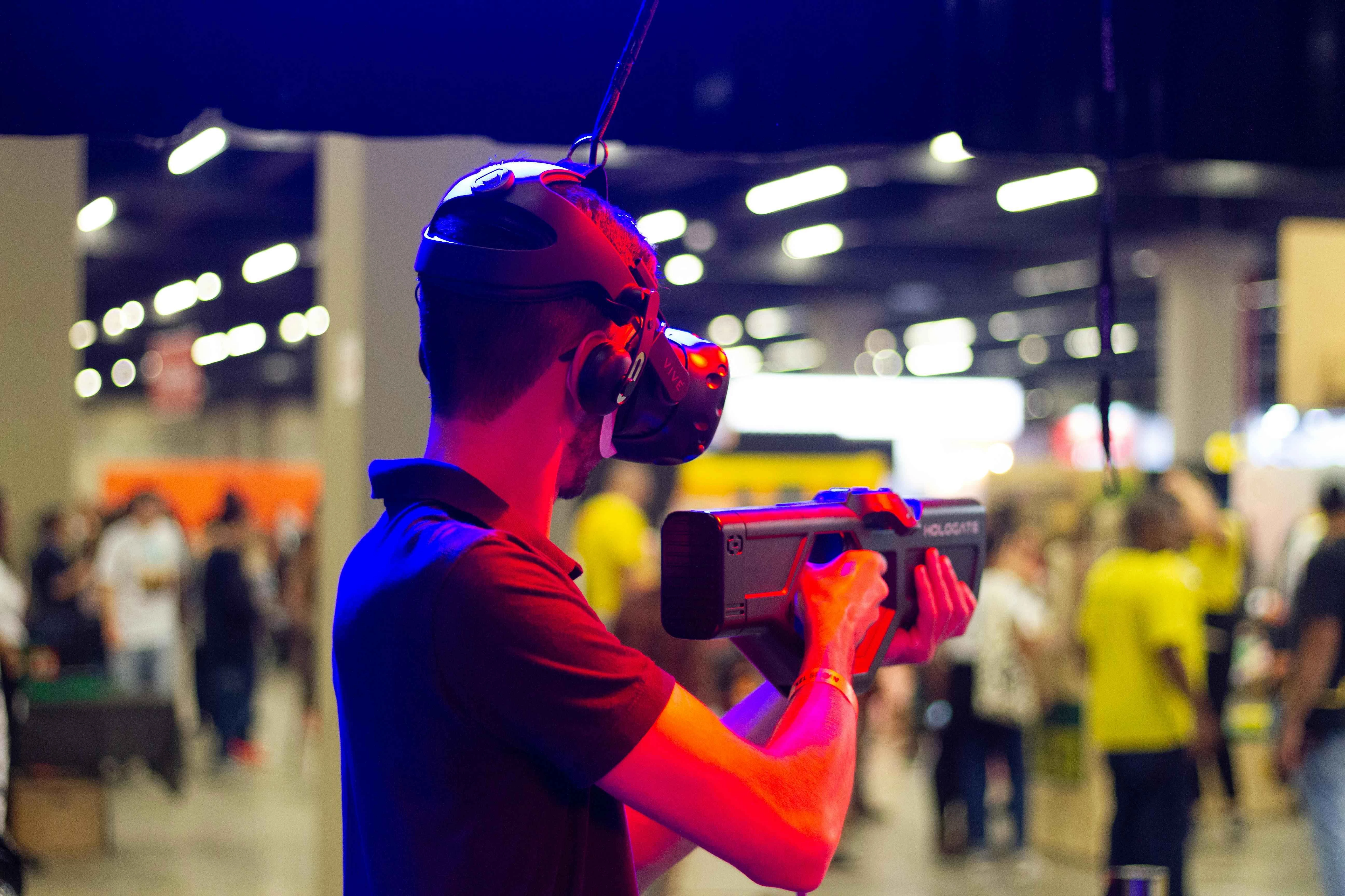 VR Gaming at Tech Event VR Gaming at Tech Event