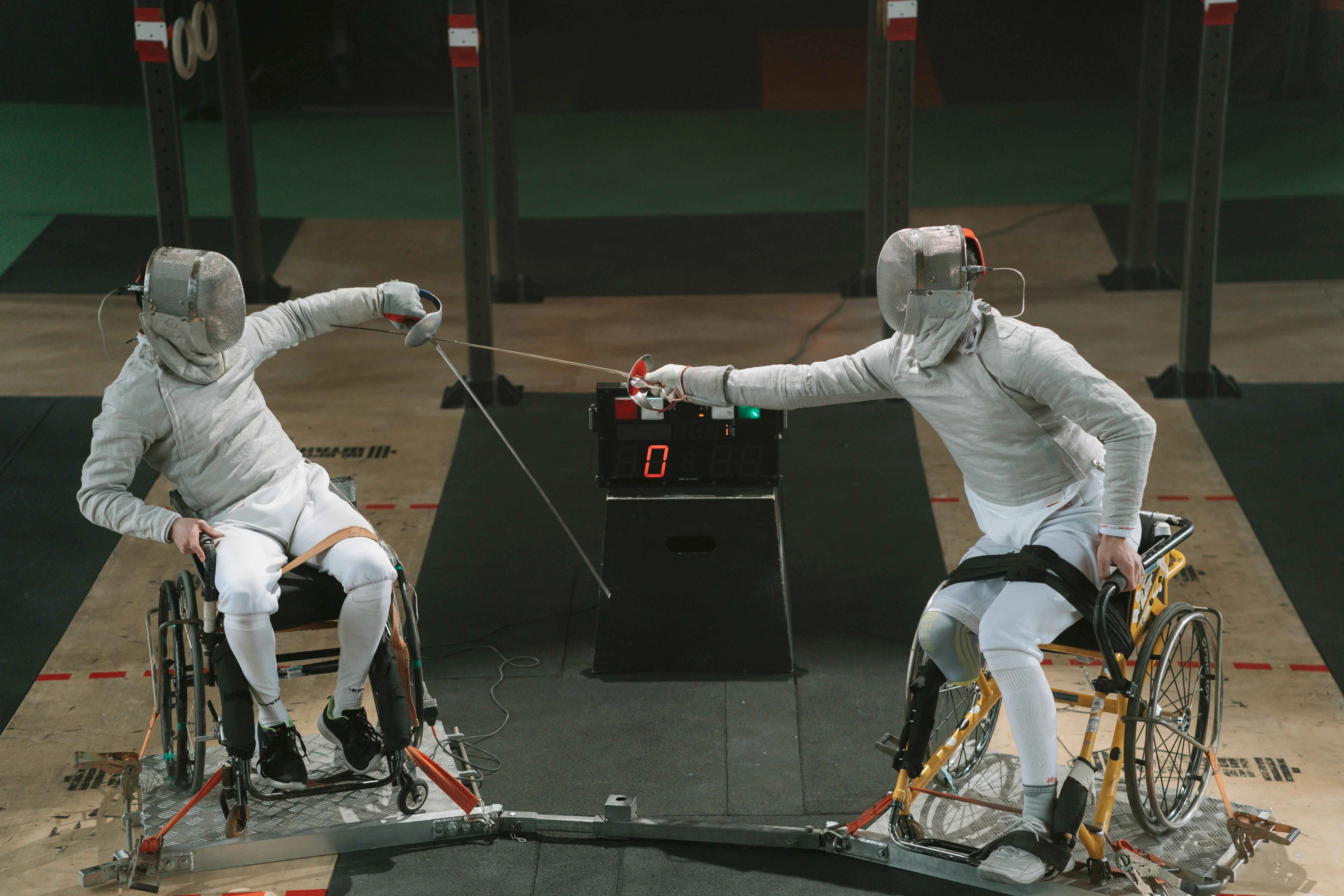 Wheelchair Fencing Duel Wheelchair Fencing Duel