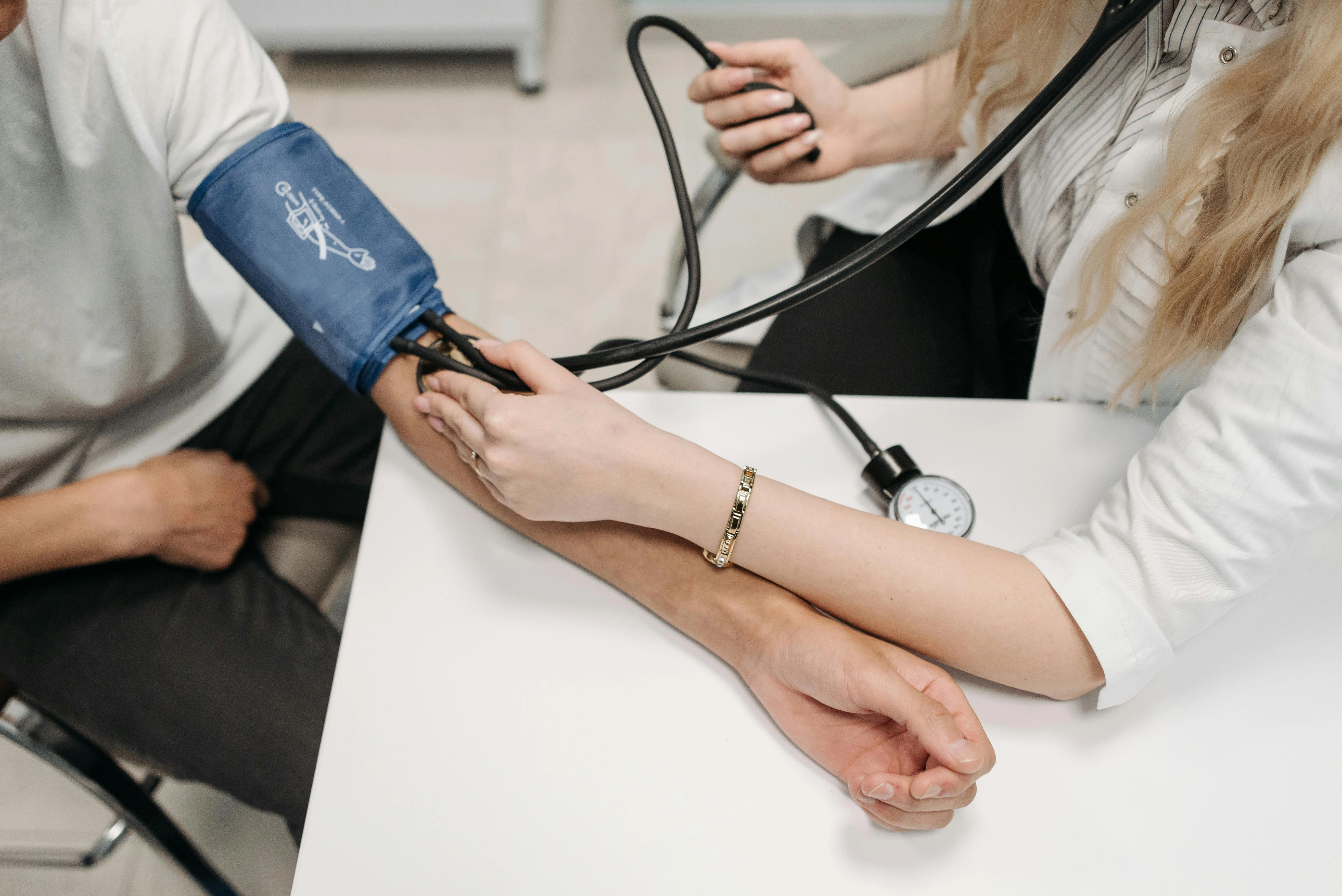 Blood Pressure Measurement Closeup