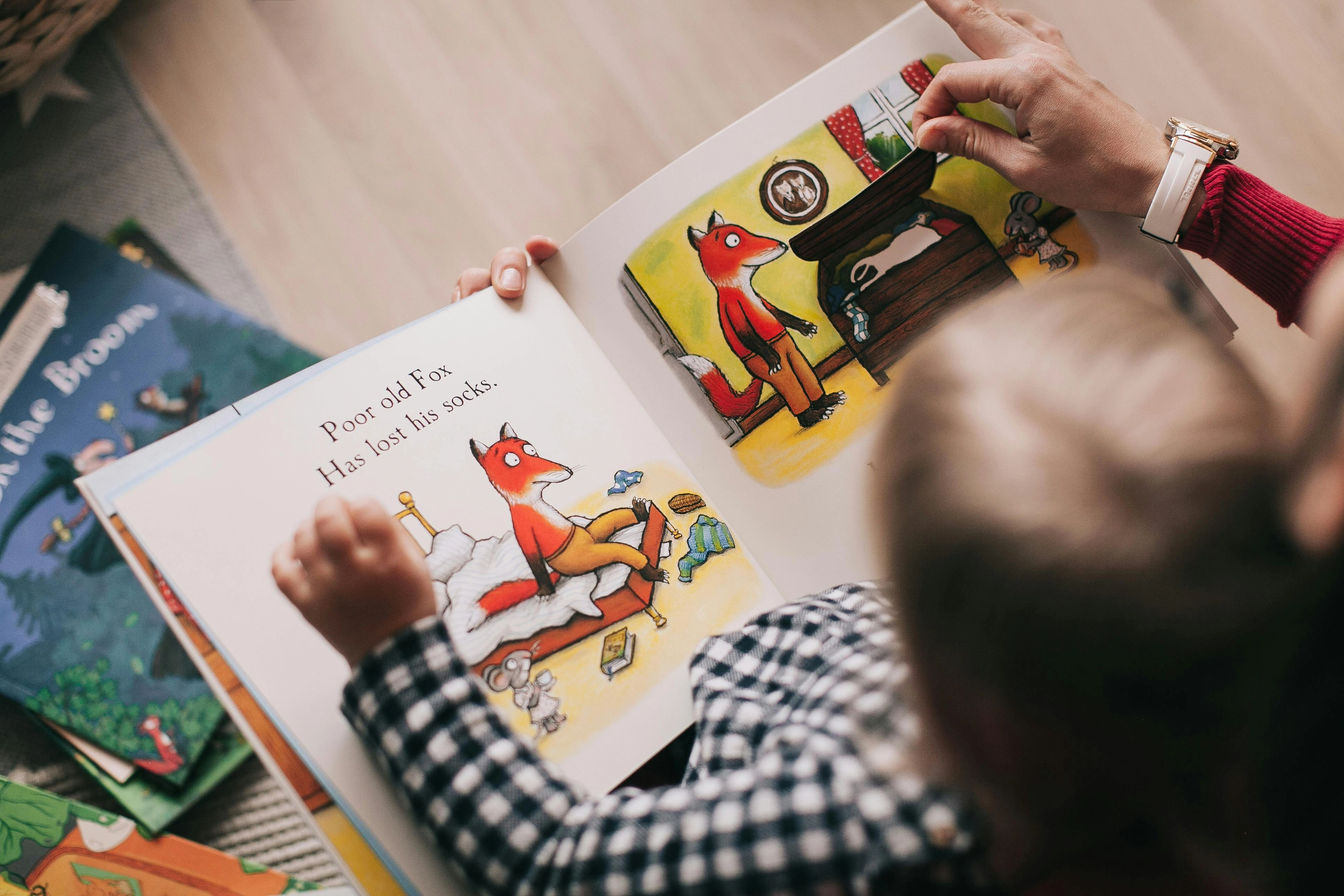 Reading Children's Fox Story