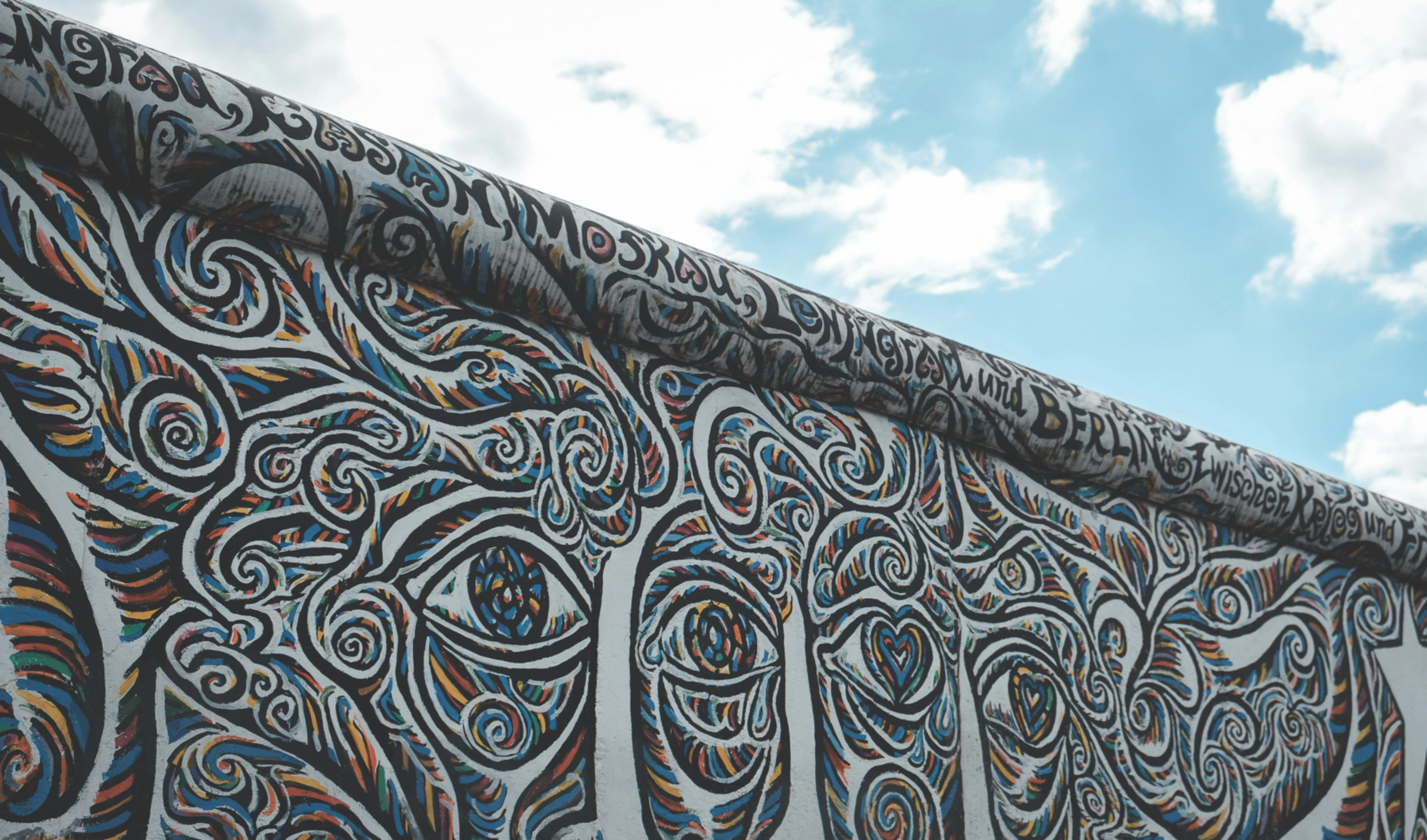 Berlin Wall Abstract Mural