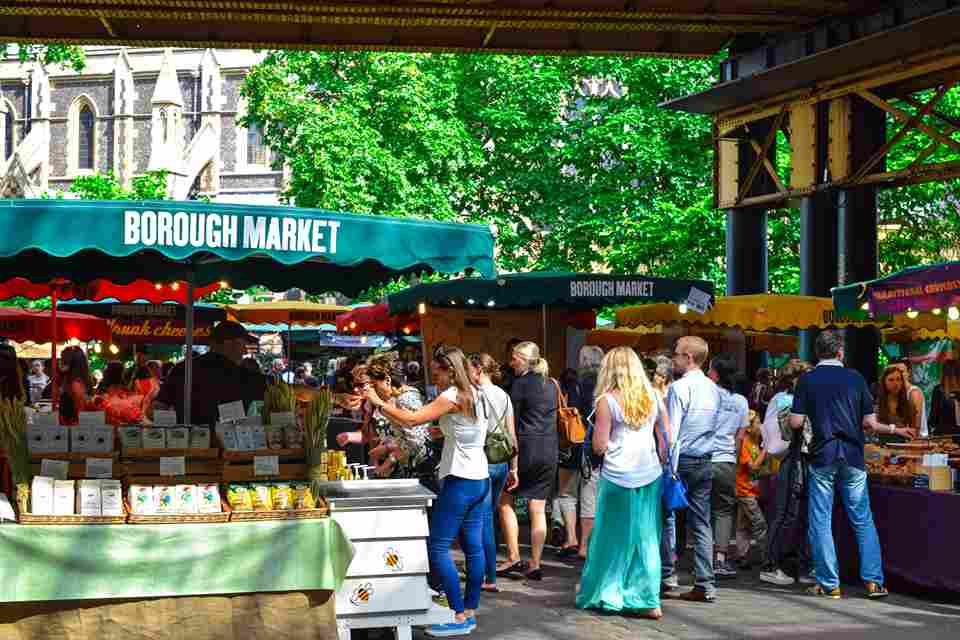Bustling Borough Market Scene Bustling Borough Market Scene