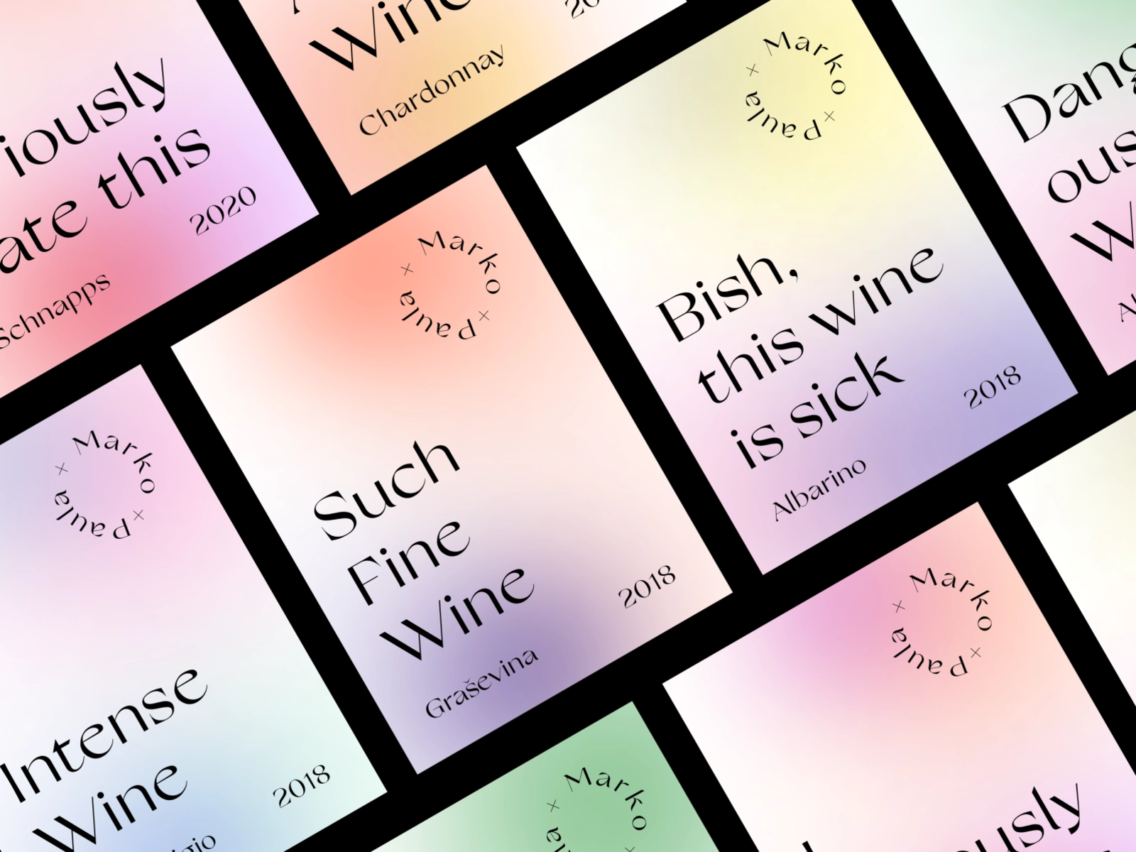 Pastel gradients Color Palette, Combinations & Schemes | Octet Design Labs