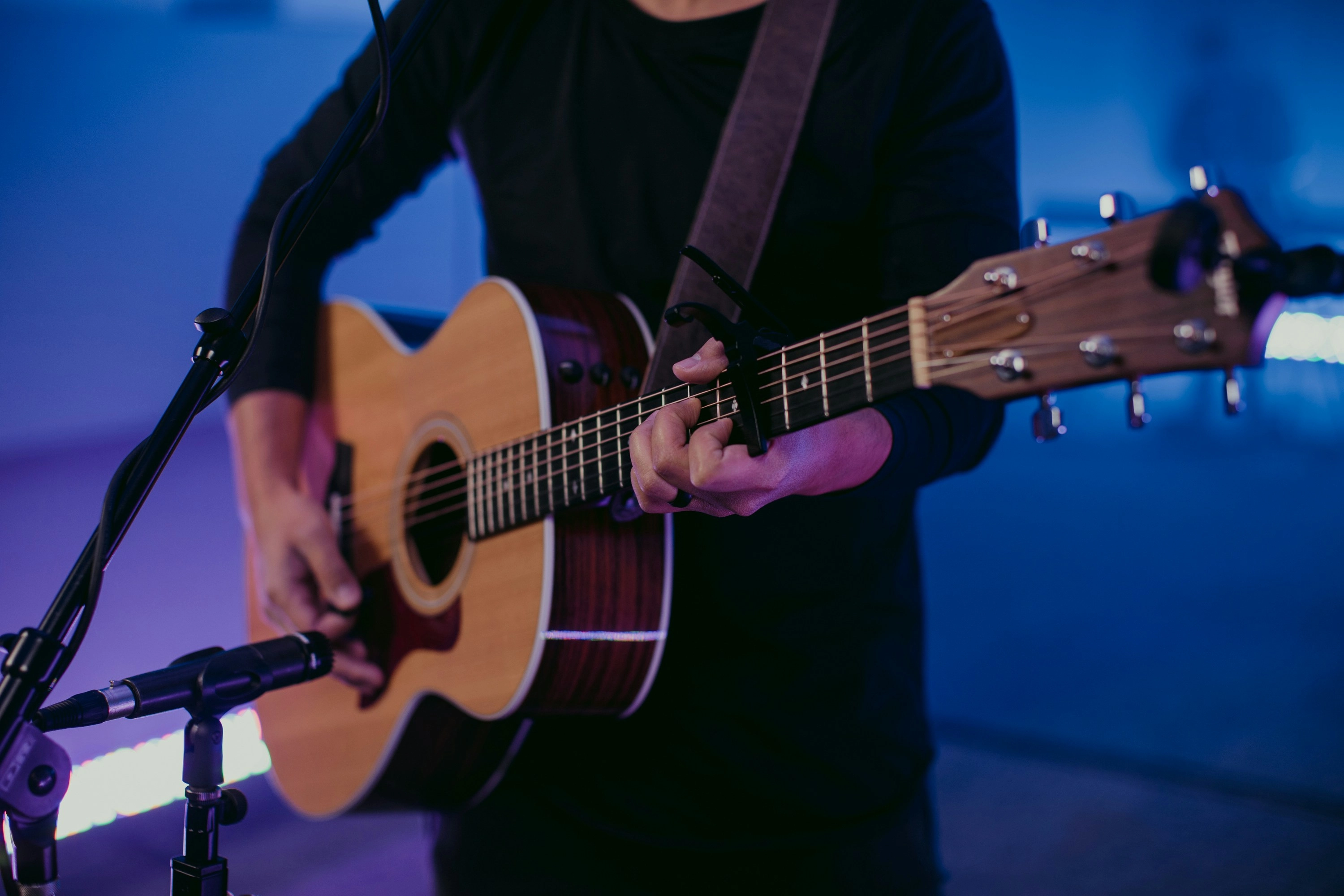 Acoustic Guitar Performance Scene Acoustic Guitar Performance Scene