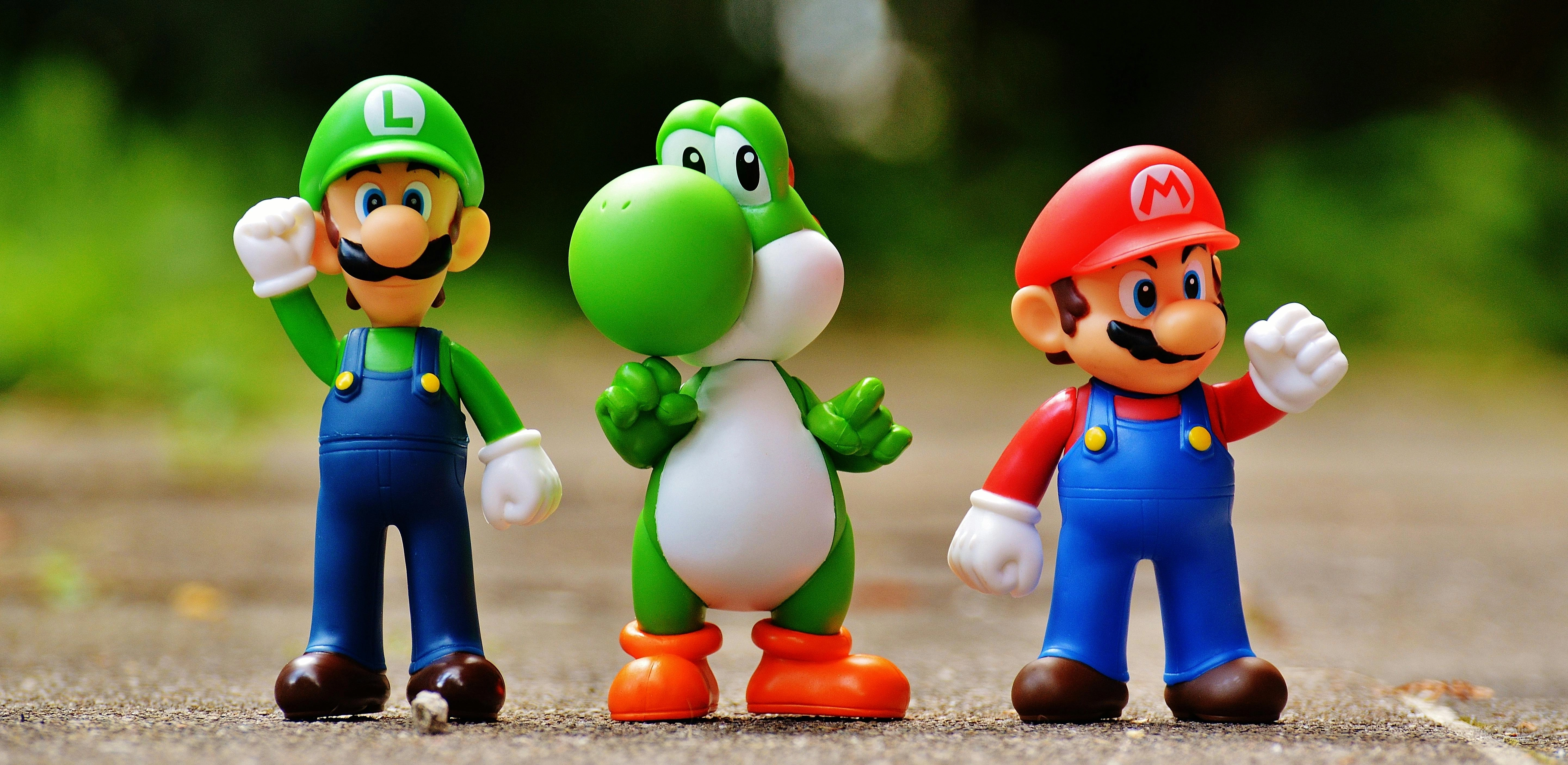 Mario Characters Figure Trio Mario Characters Figure Trio