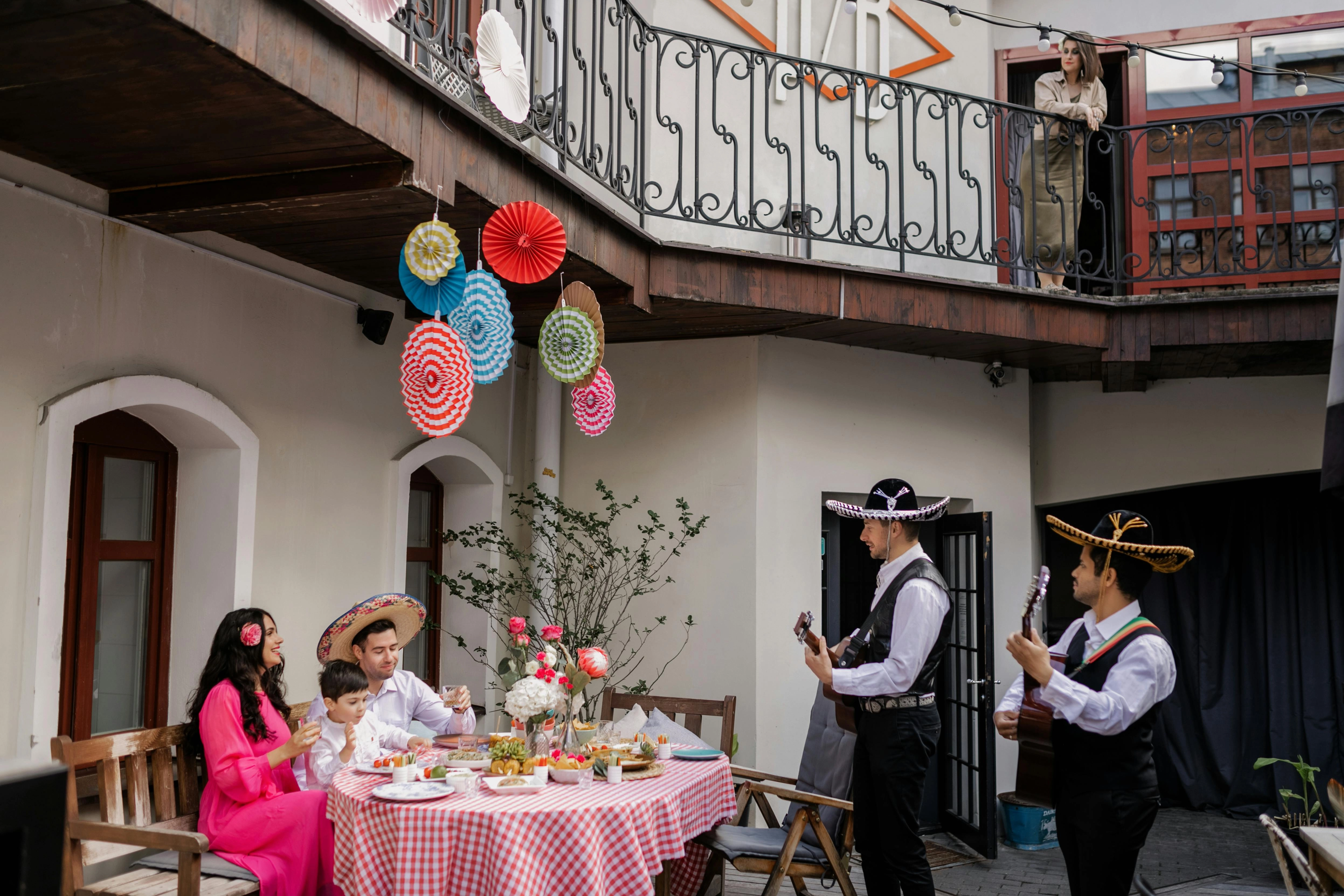 Mexican Fiesta Courtyard Celebration