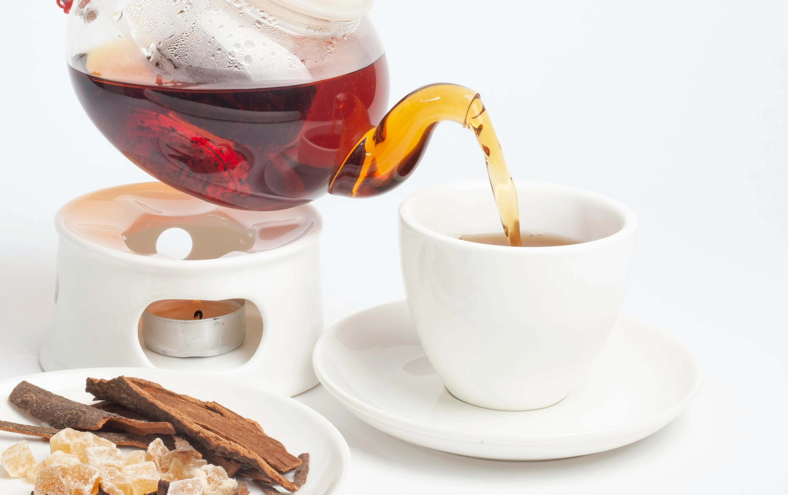 Relaxing Tea Brewing with Spices