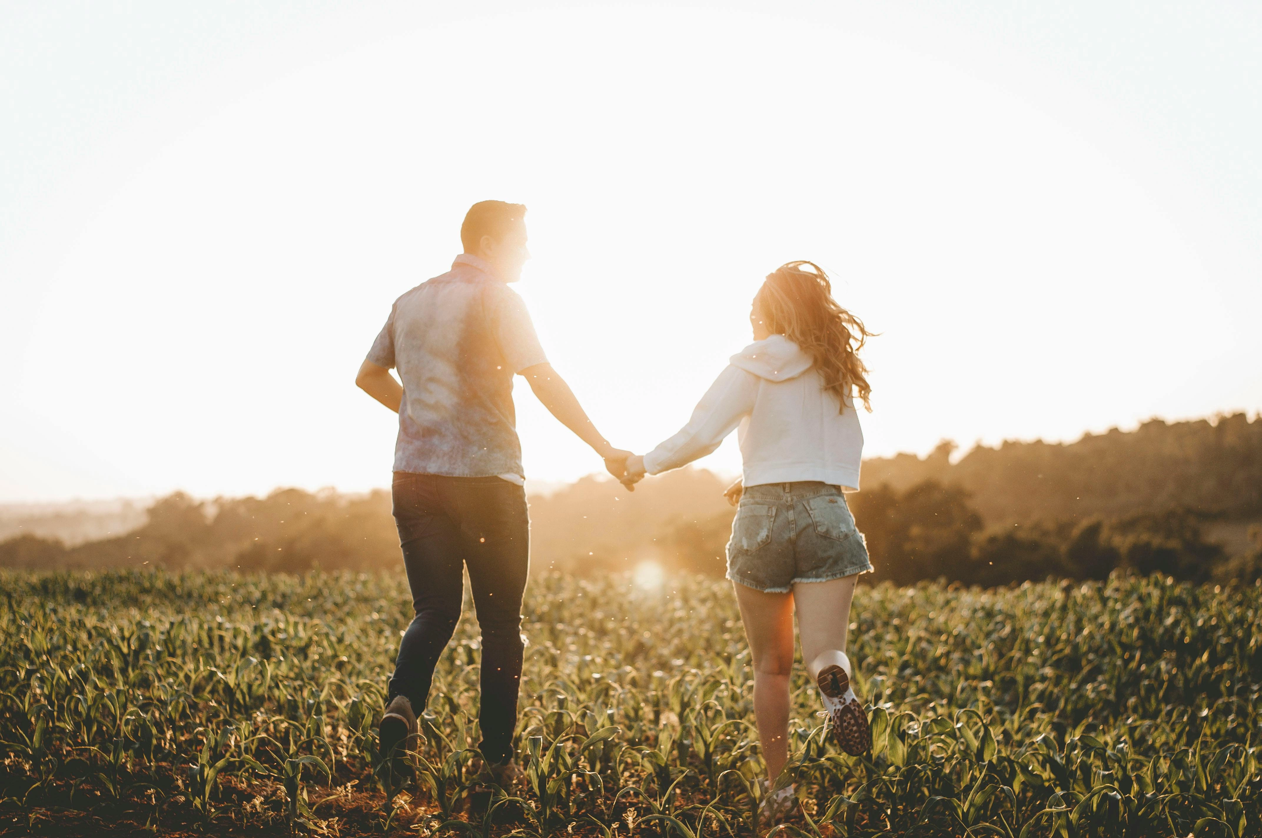 Sunset Fun in Field
