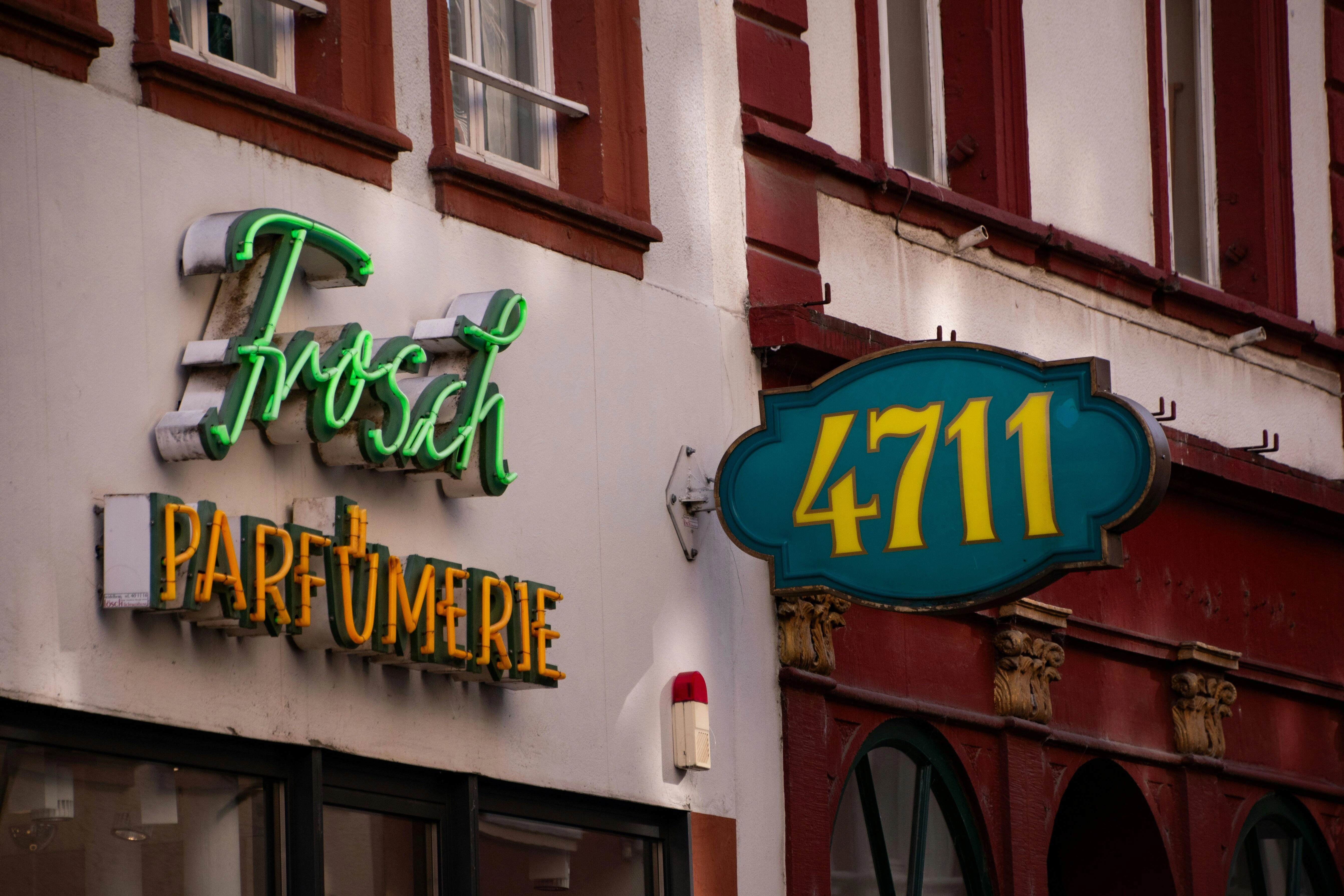 Vintage Parfumerie Shop Sign
