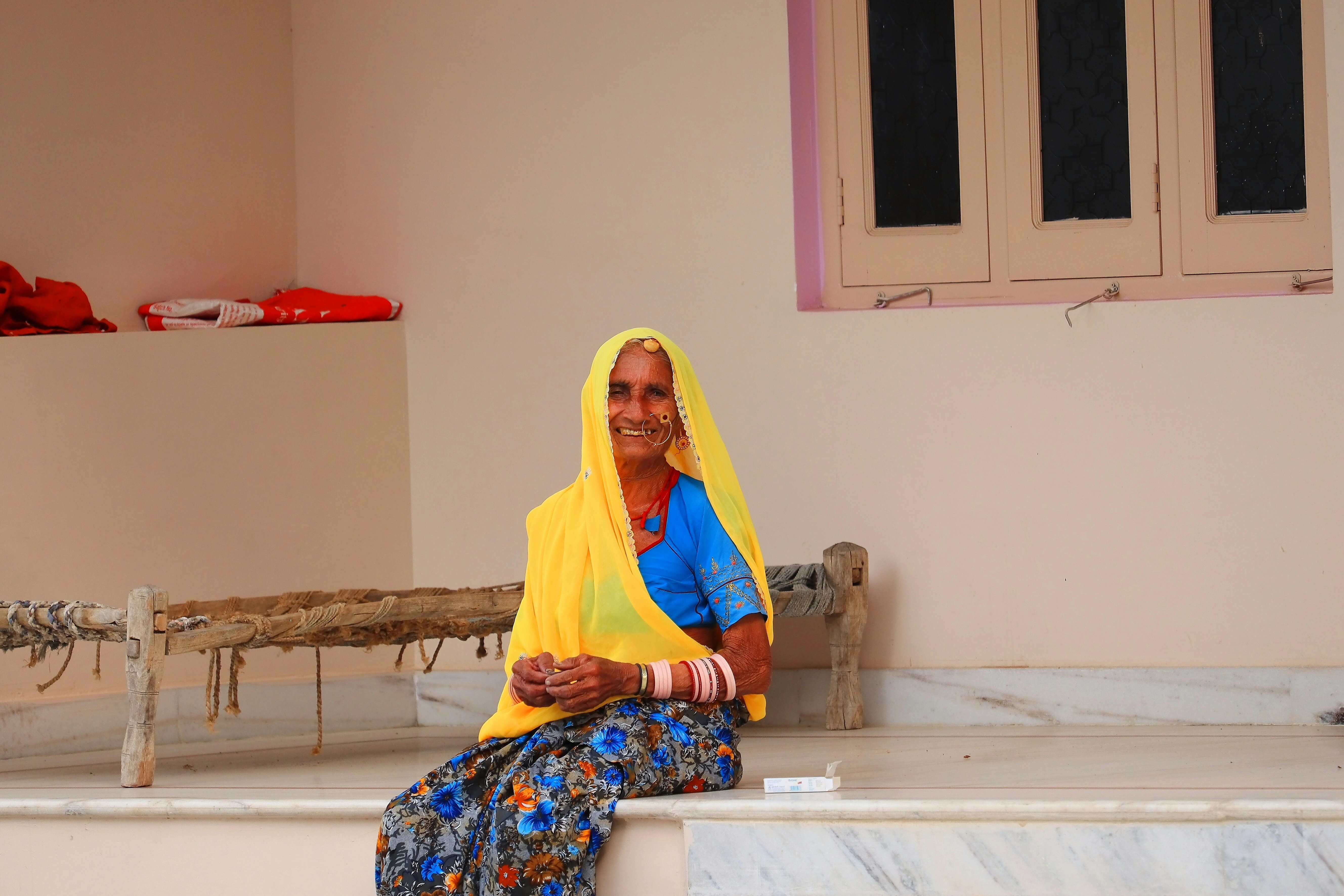 Colorful Indian Woman's Portrait