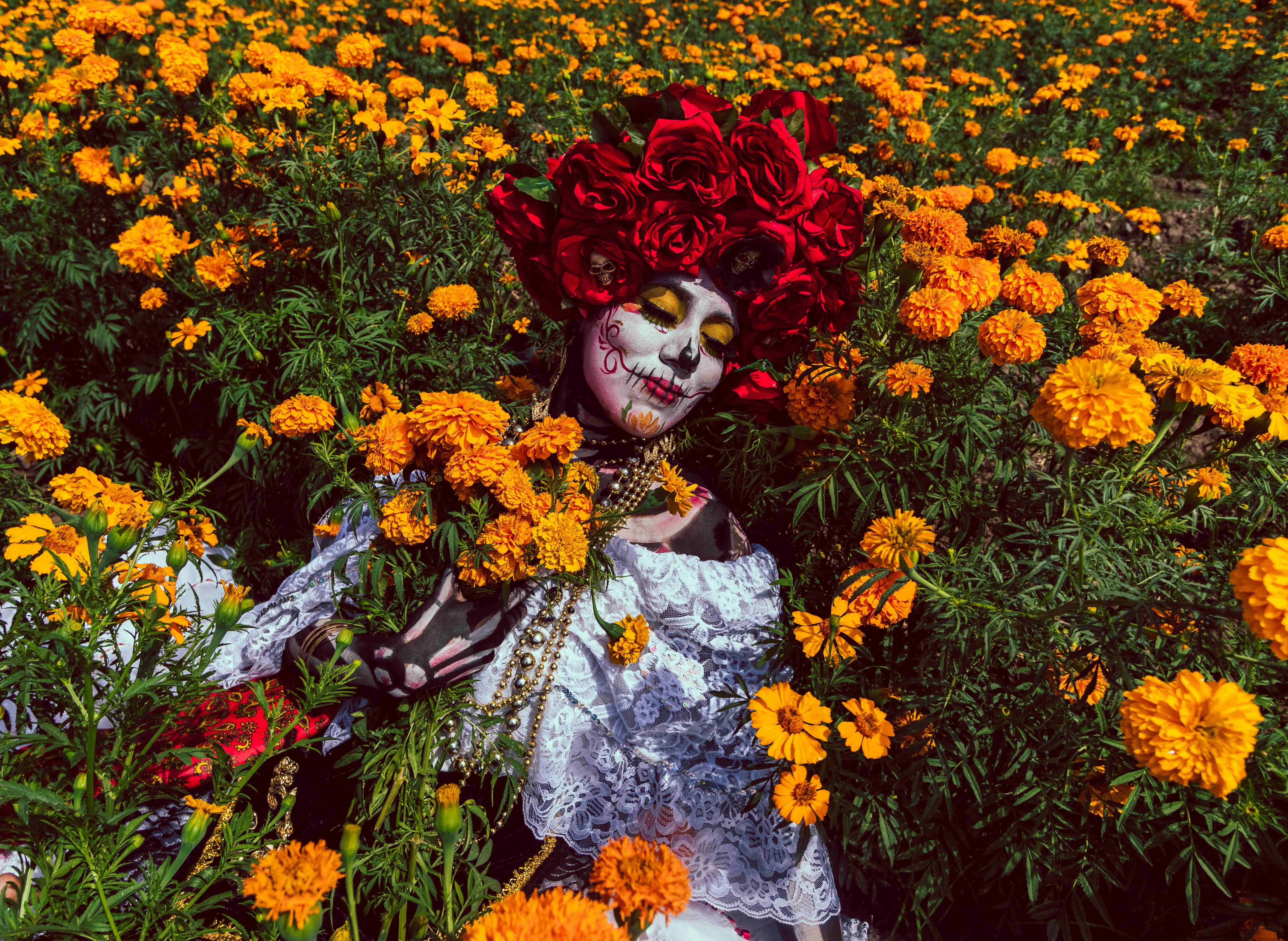 Día de Muertos Floral Portrait Día de Muertos Floral Portrait