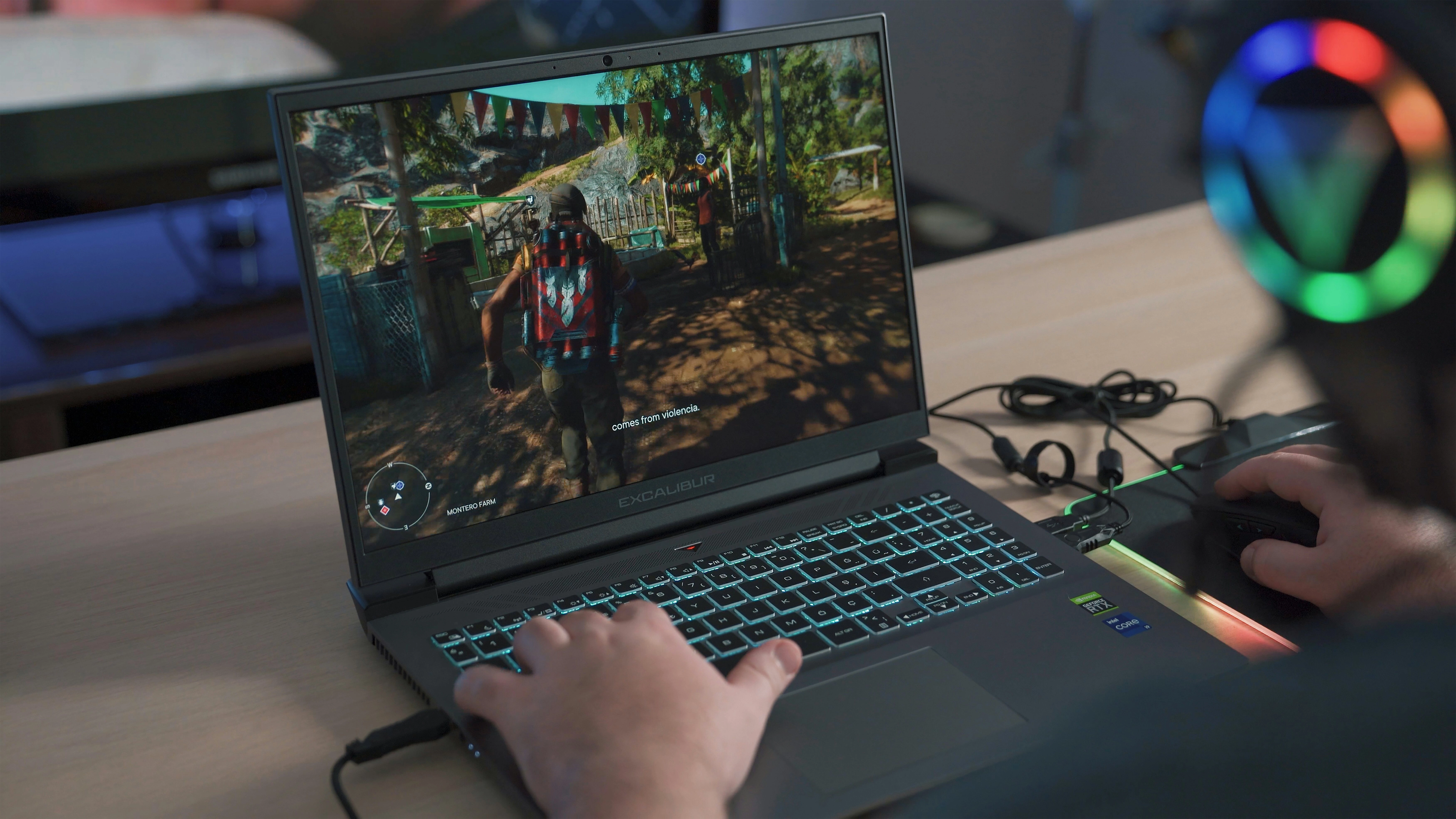 Gaming on Excalibur Laptop Gaming on Excalibur Laptop
