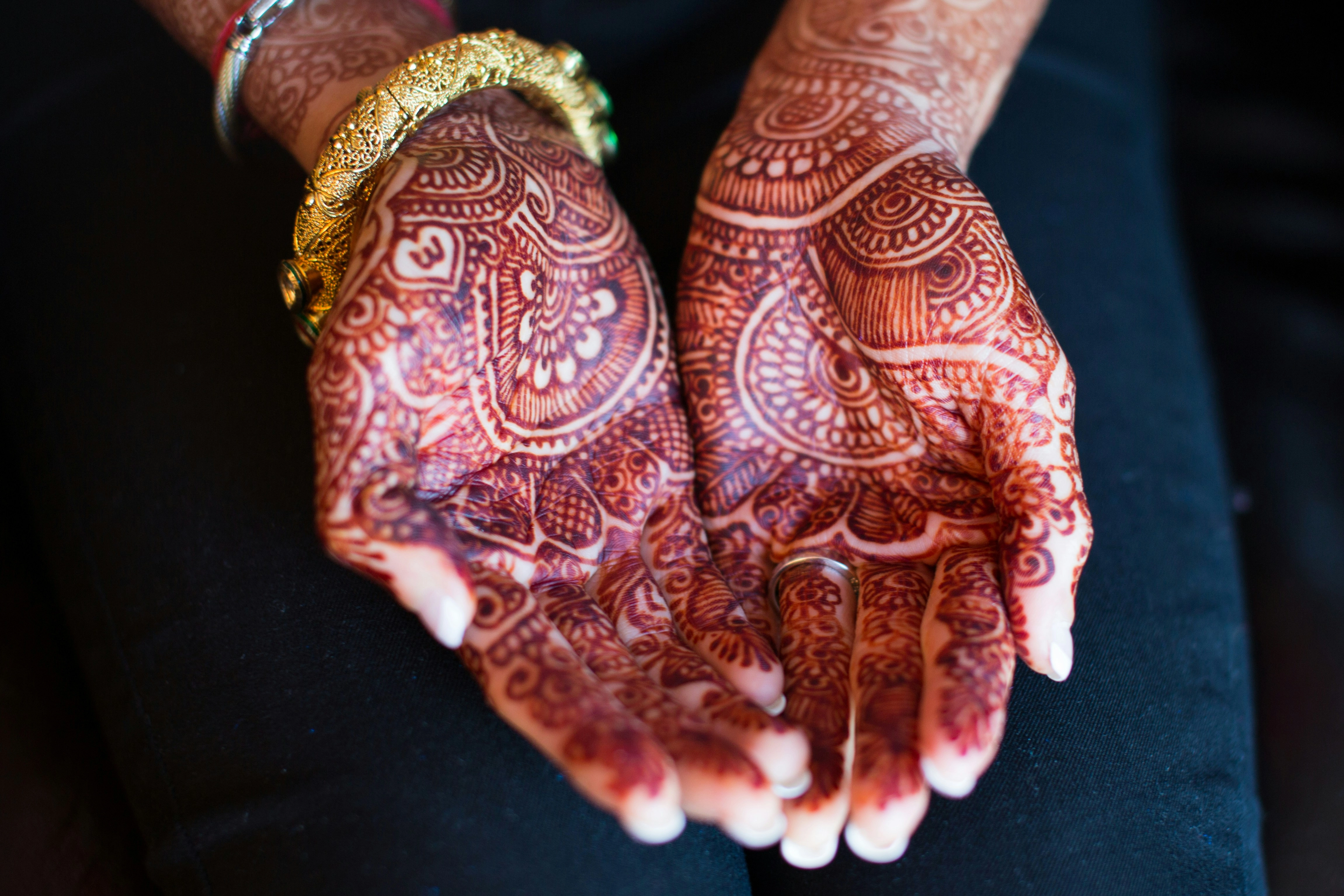Intricate Henna-Adorned Hands