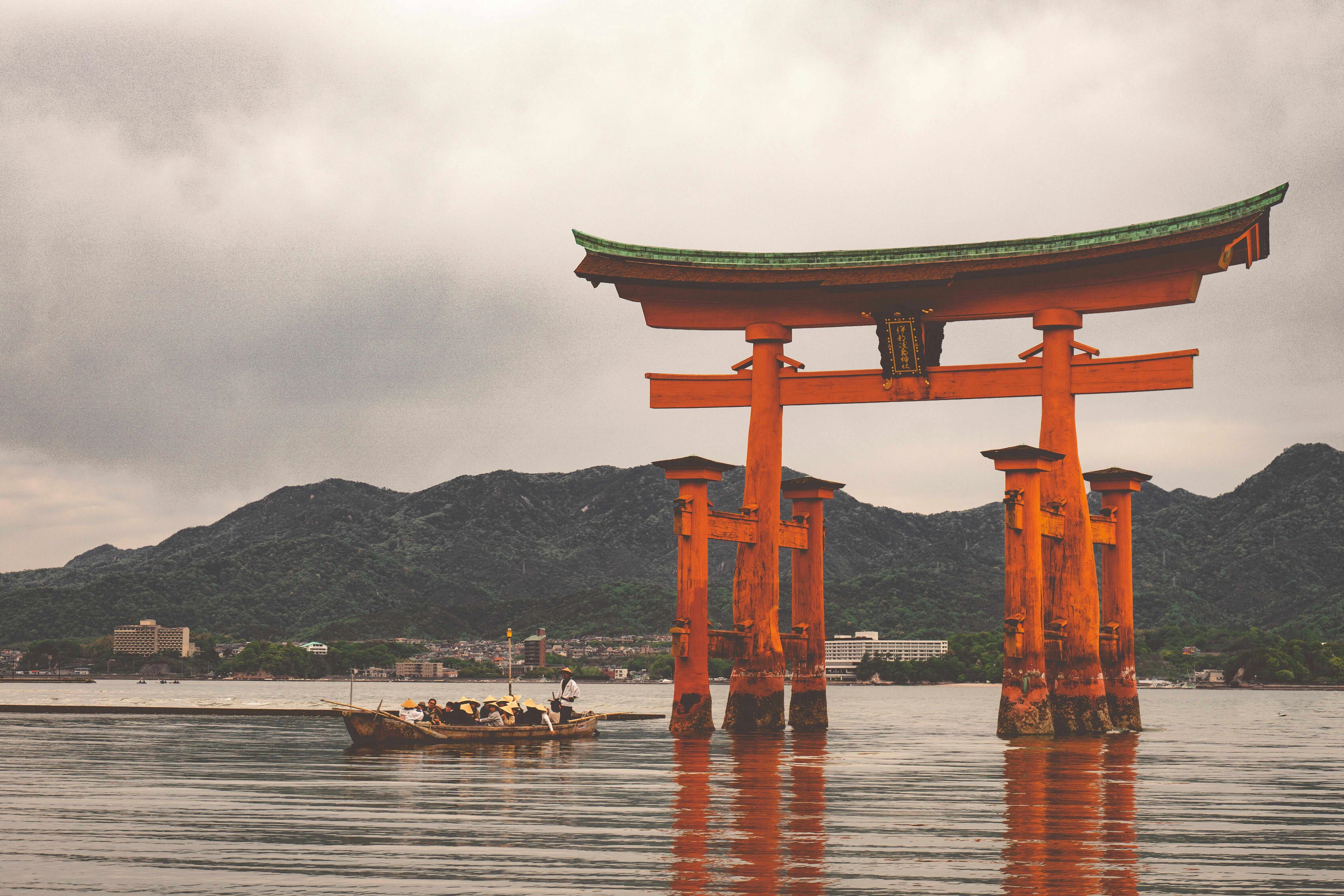 Japanese Torii Gate Seascape Japanese Torii Gate Seascape