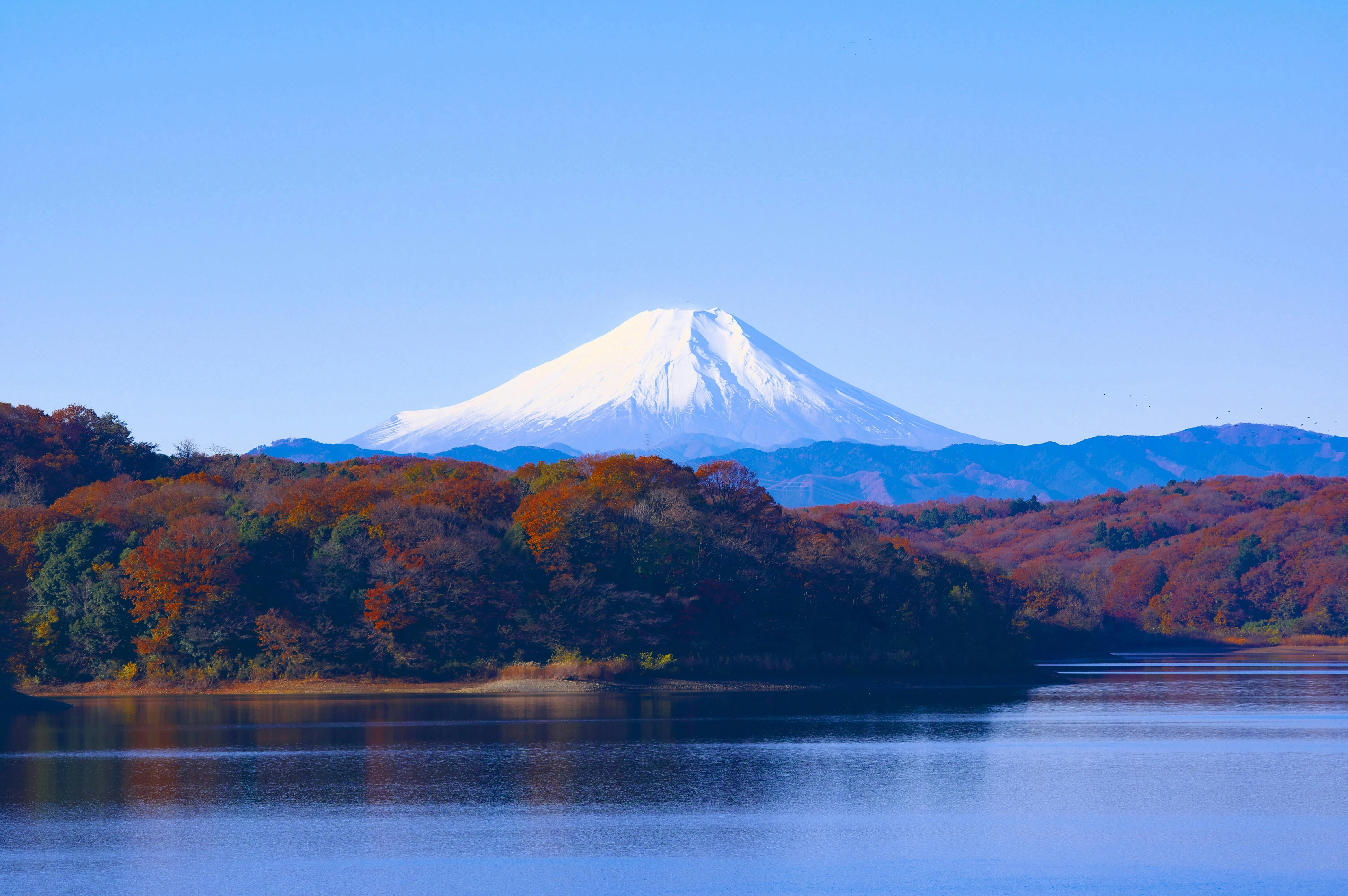 Mount Fuji Autumn Reflection Mount Fuji Autumn Reflection