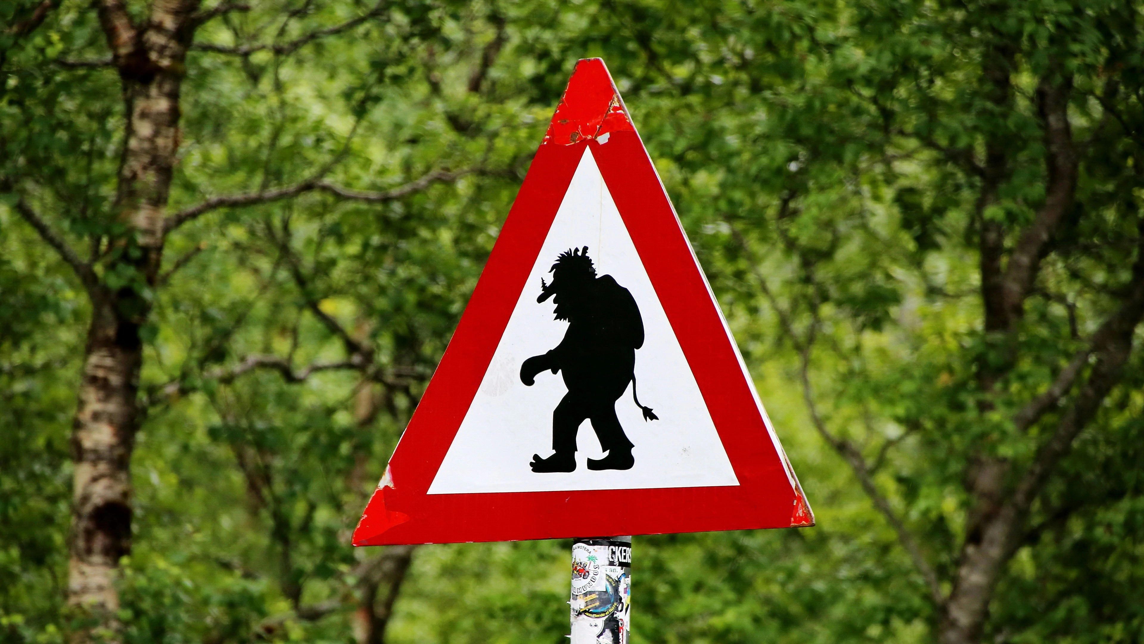 Troll Crossing Warning Sign Troll Crossing Warning Sign