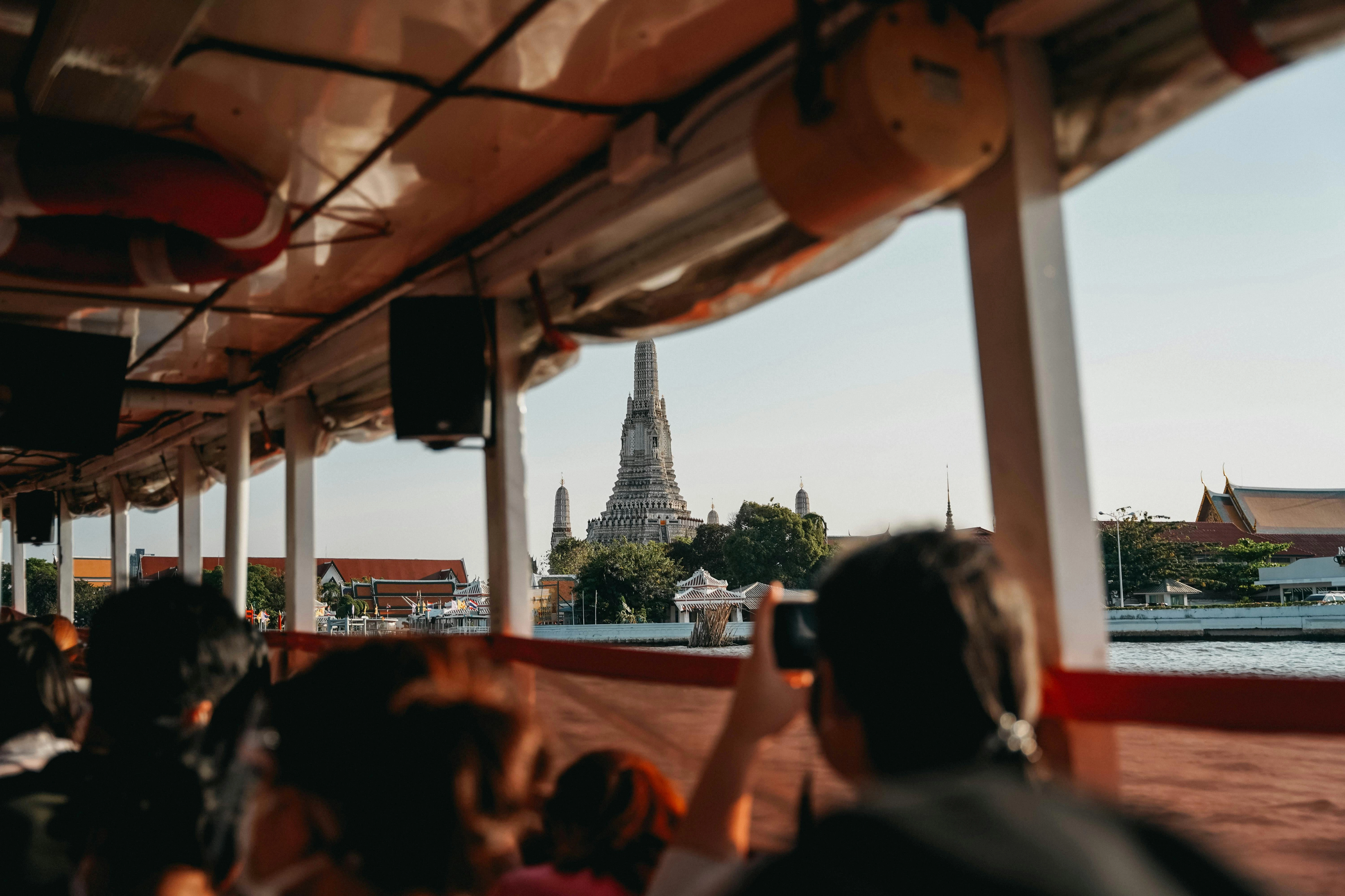 Bangkok Temple River View Bangkok Temple River View