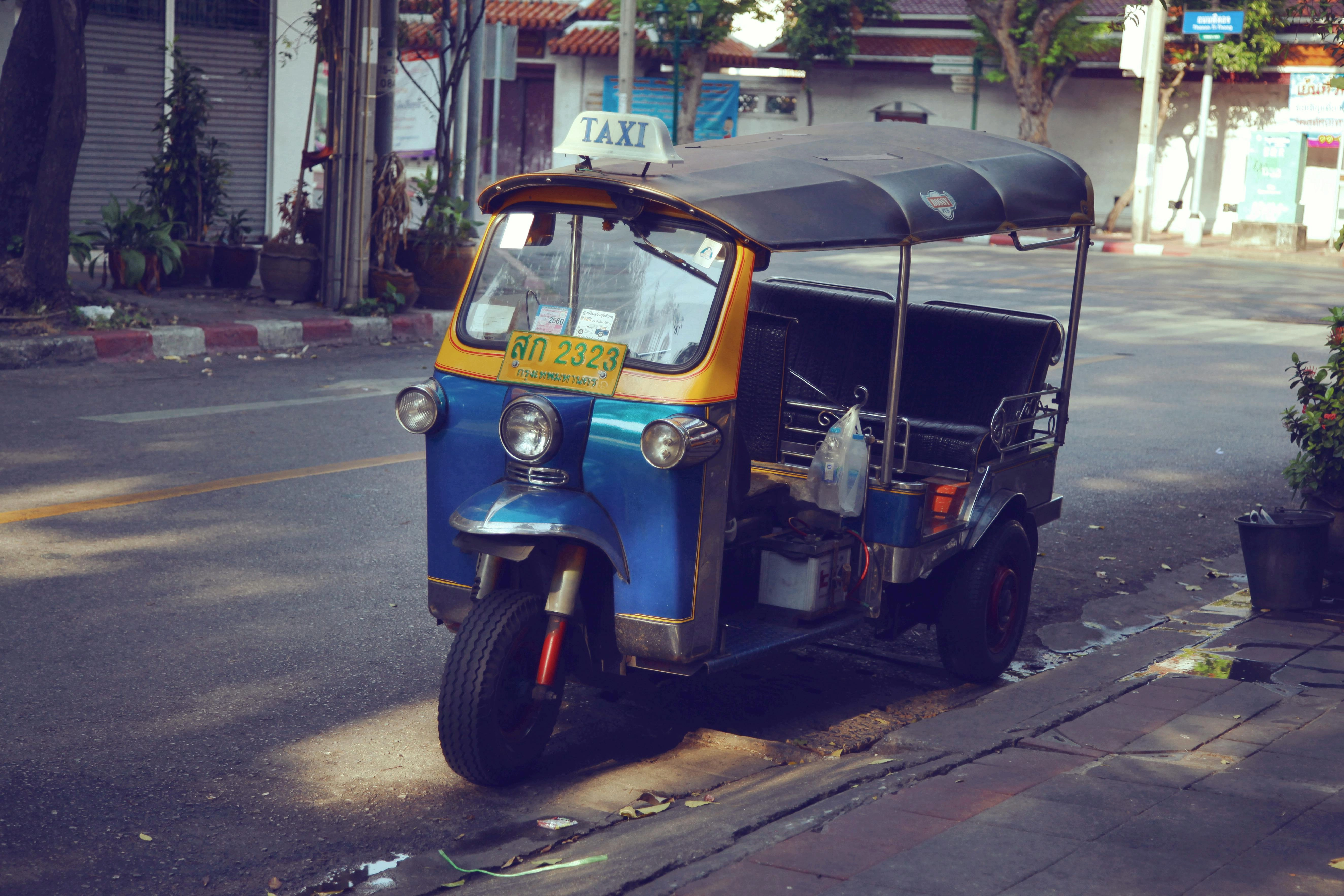 Colorful Thai Tuk-Tuk Taxi