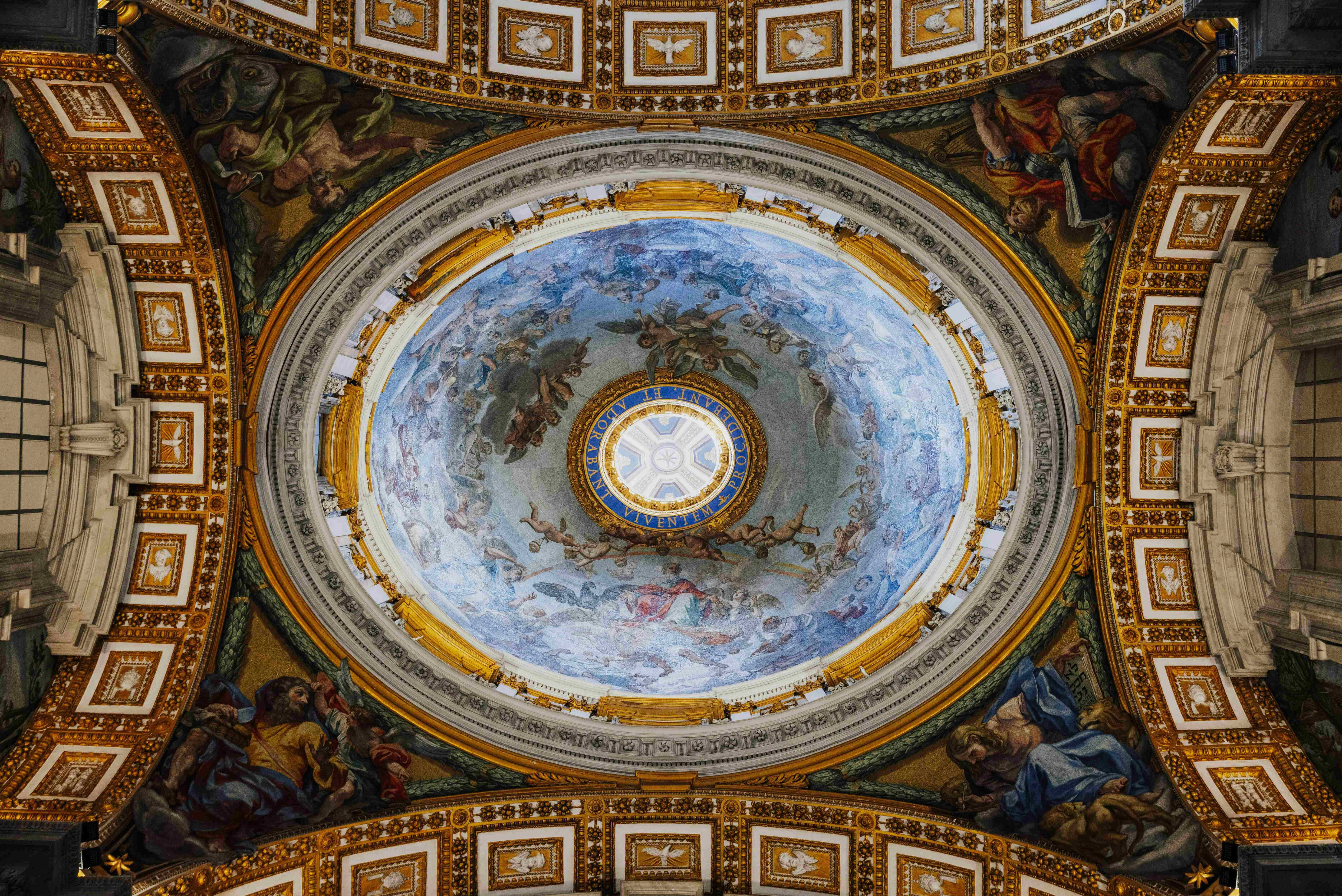 Ornate Baroque Ceiling Fresco Ornate Baroque Ceiling Fresco