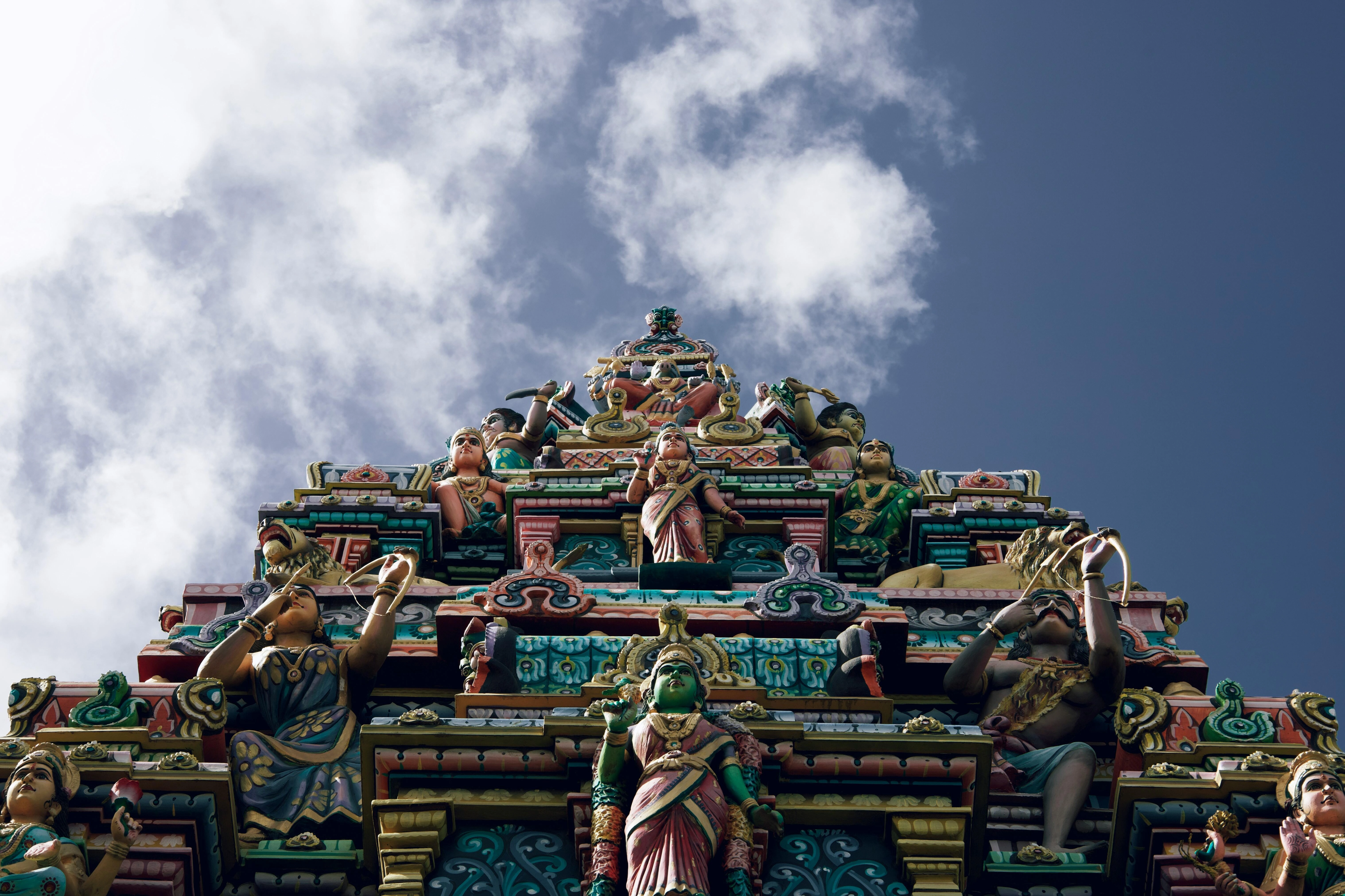 Ornate Hindu Temple Spire Ornate Hindu Temple Spire